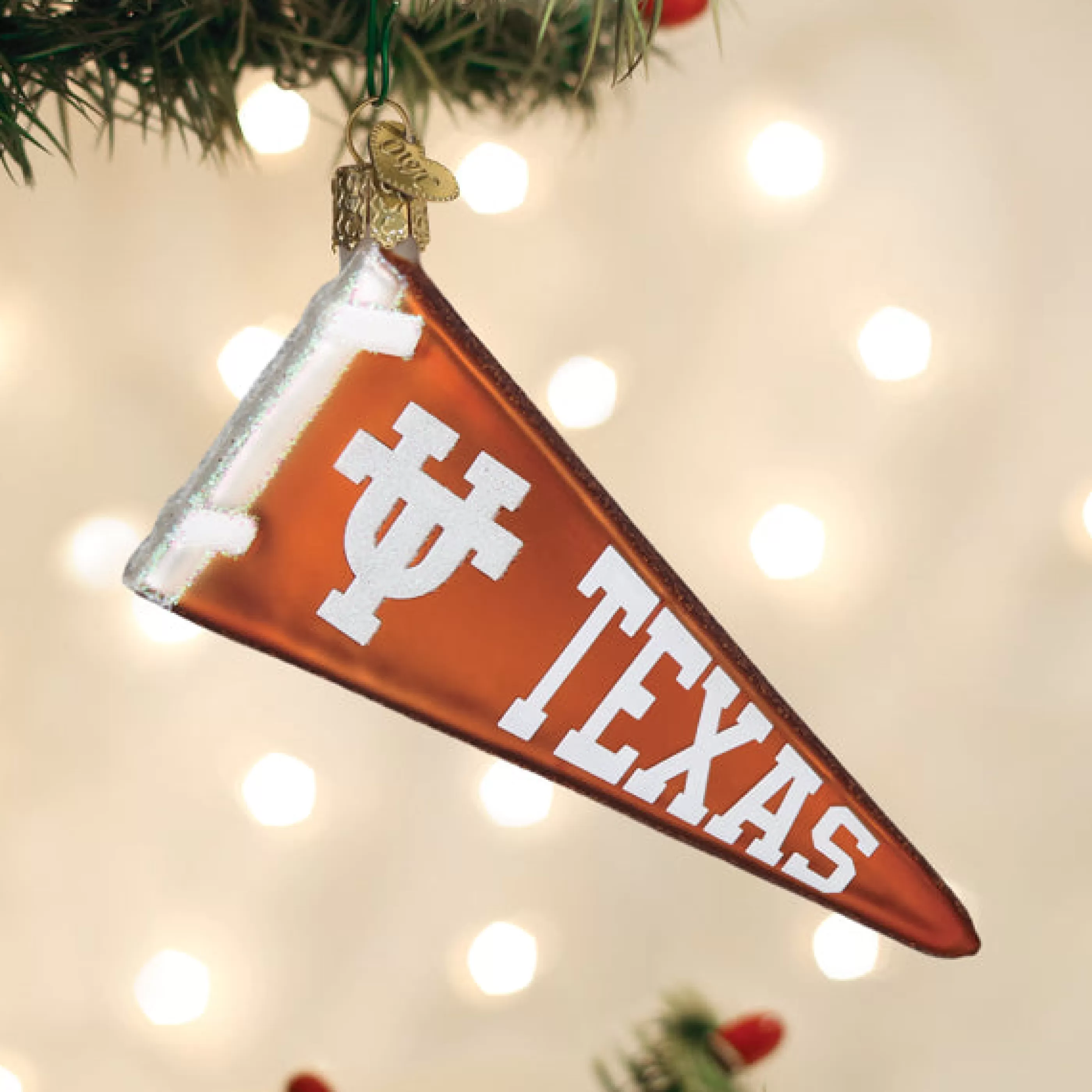 EAST WEST Texas Pennant Ornament