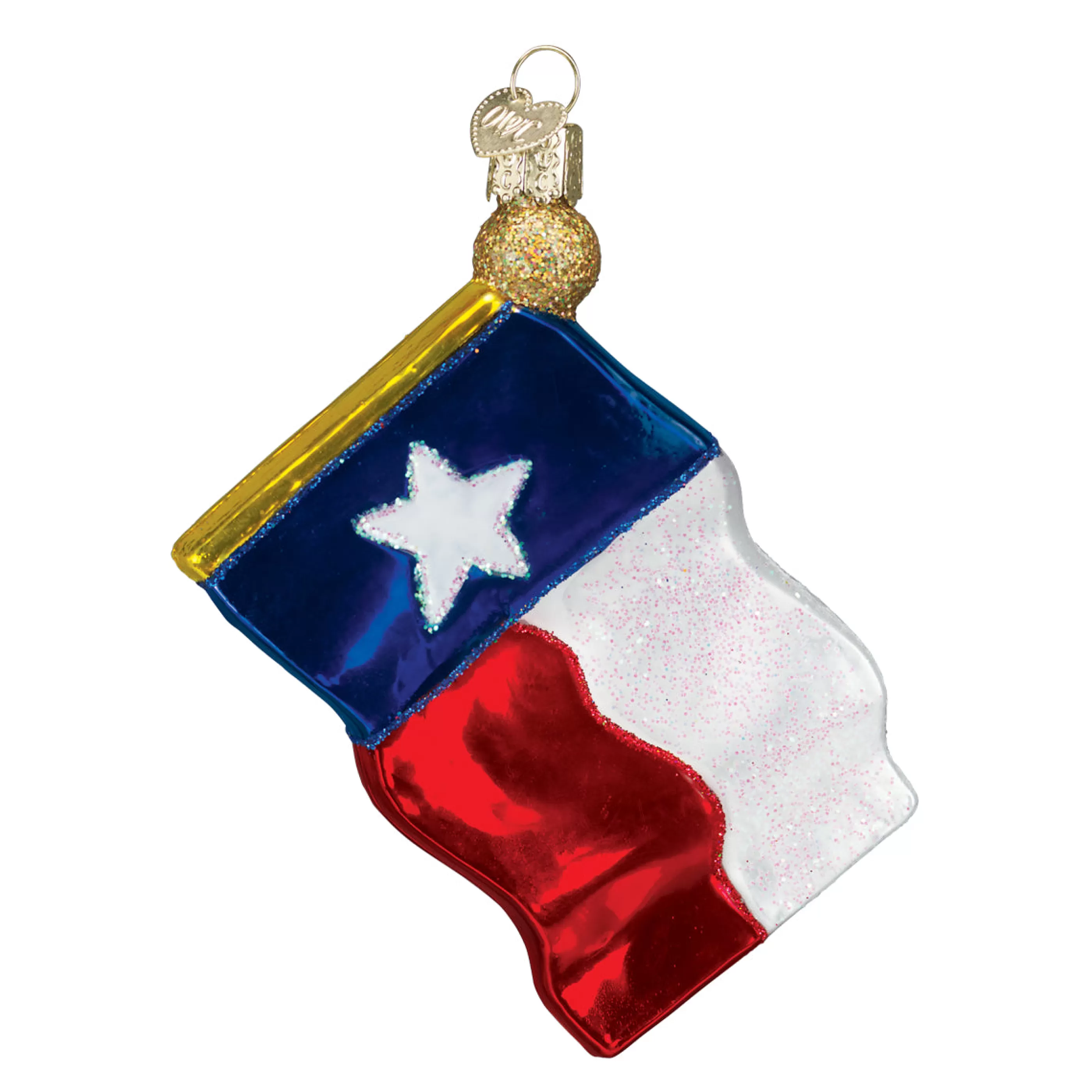 EAST WEST Texas State Flag Ornament