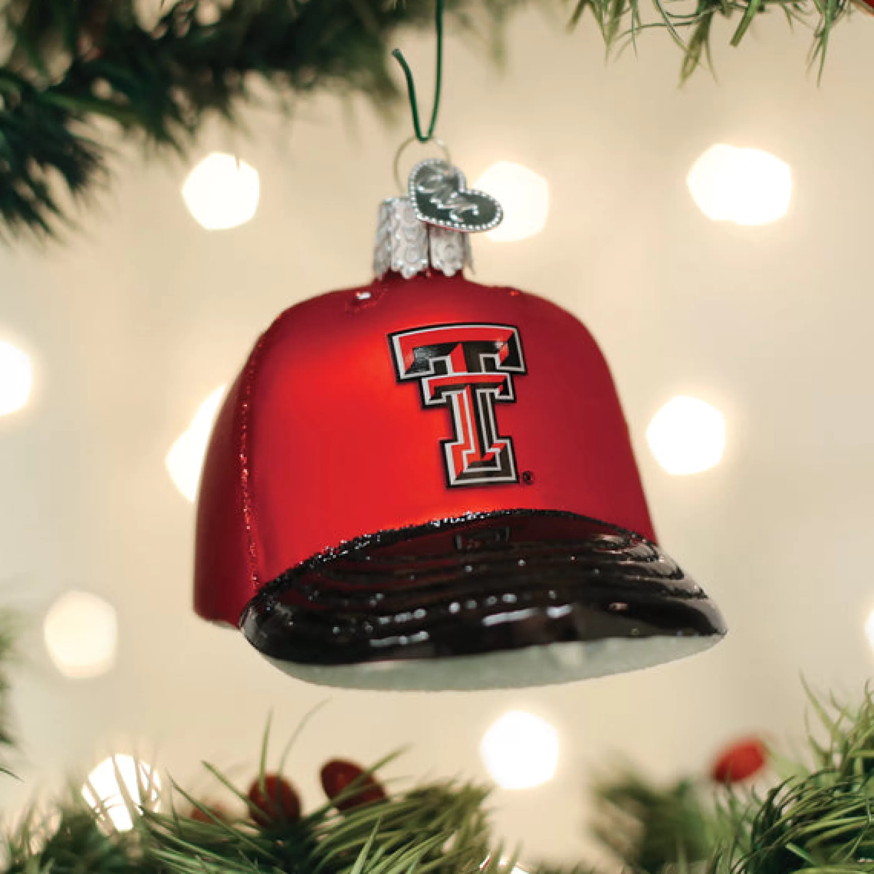 EAST WEST Texas Tech Baseball Cap Ornament