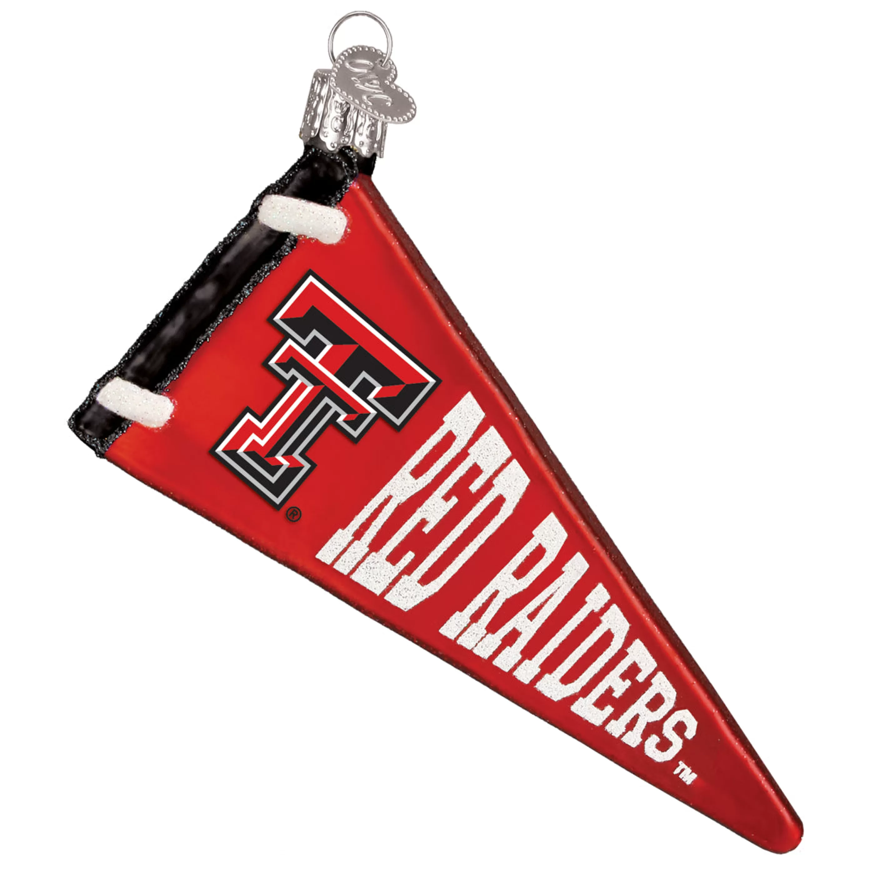 EAST WEST Texas Tech Pennant Ornament