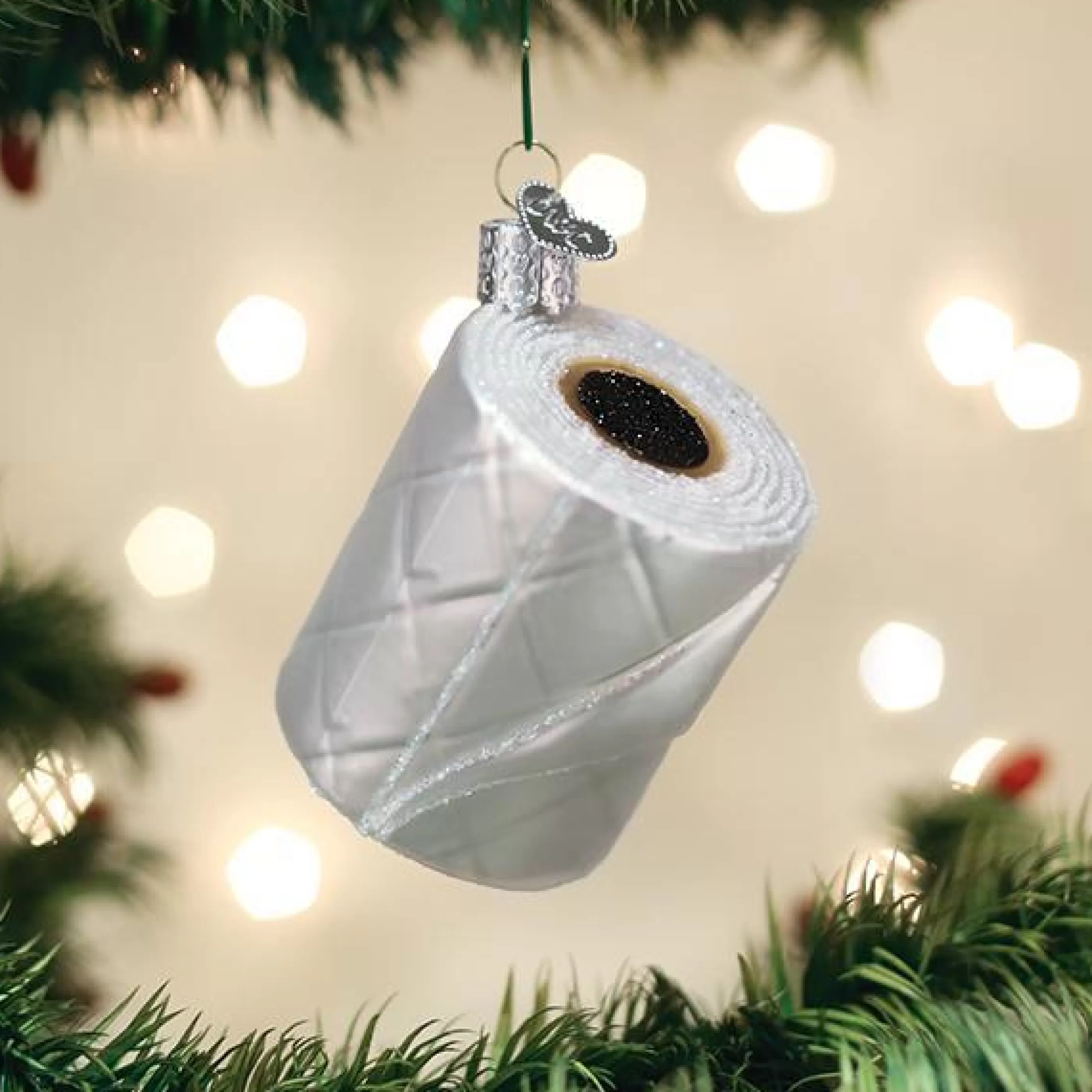 EAST WEST Toilet Paper Ornament