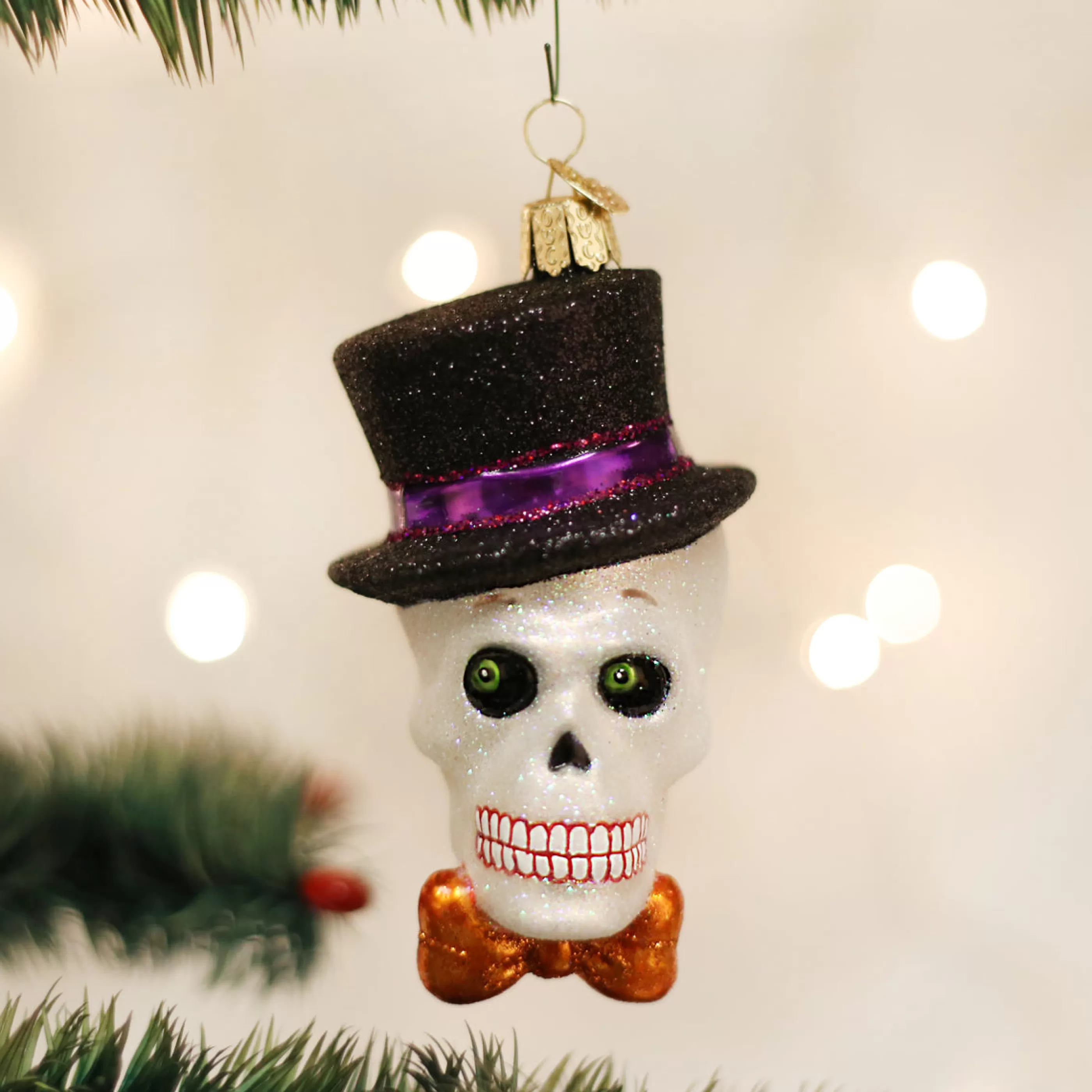 Kasa World Ltd Top Hat Skeleton Ornament