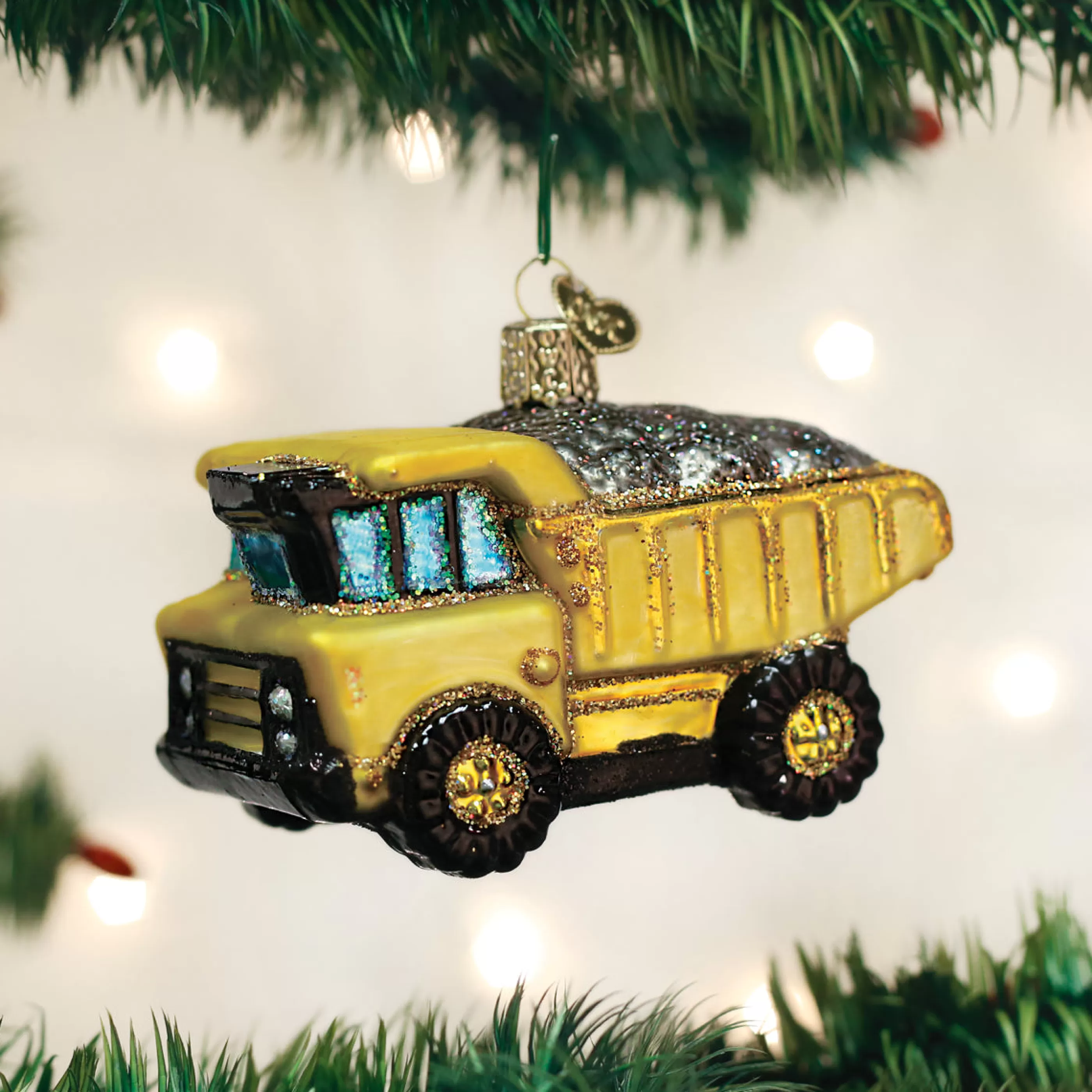 EAST WEST Toy Dump Truck Ornament