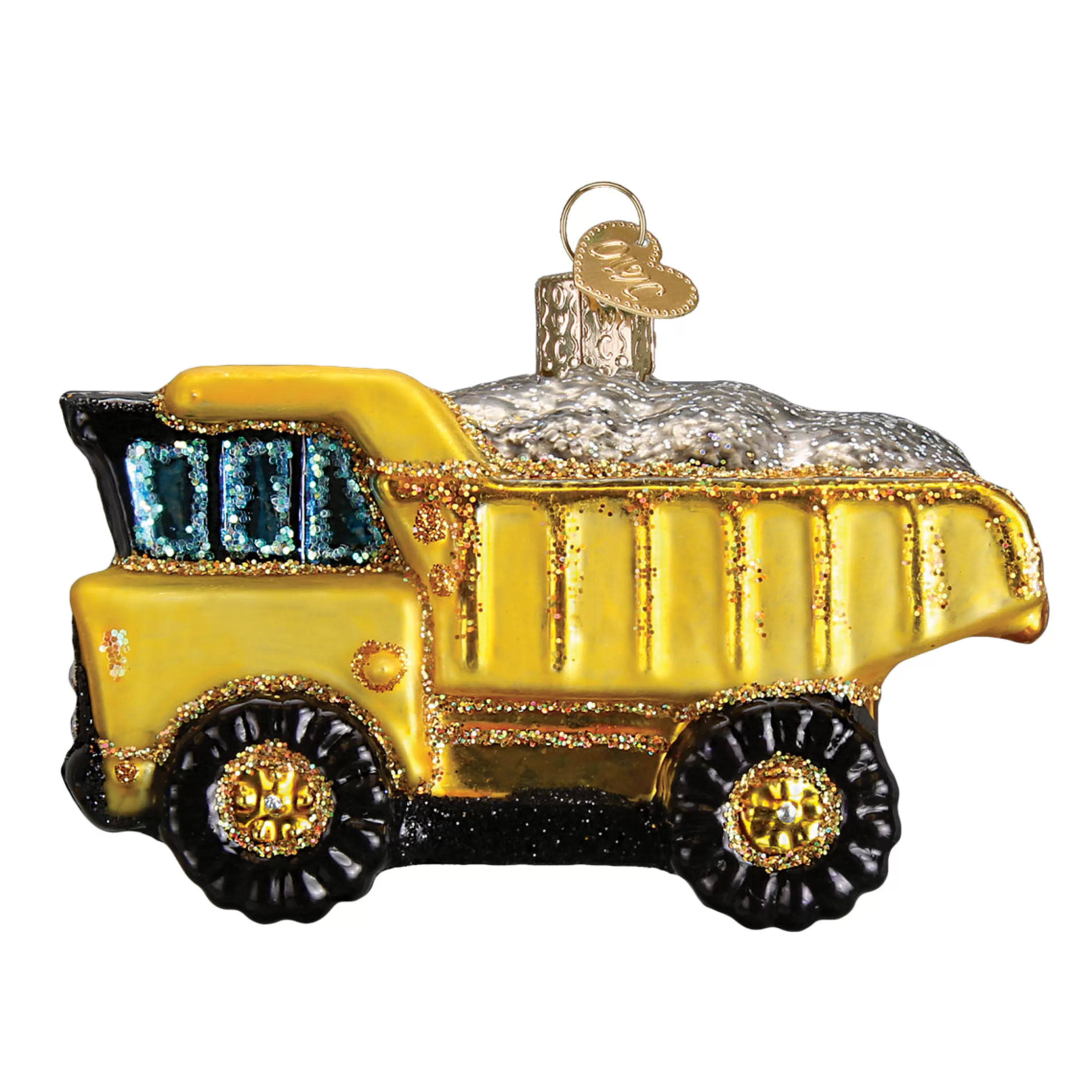 EAST WEST Toy Dump Truck Ornament