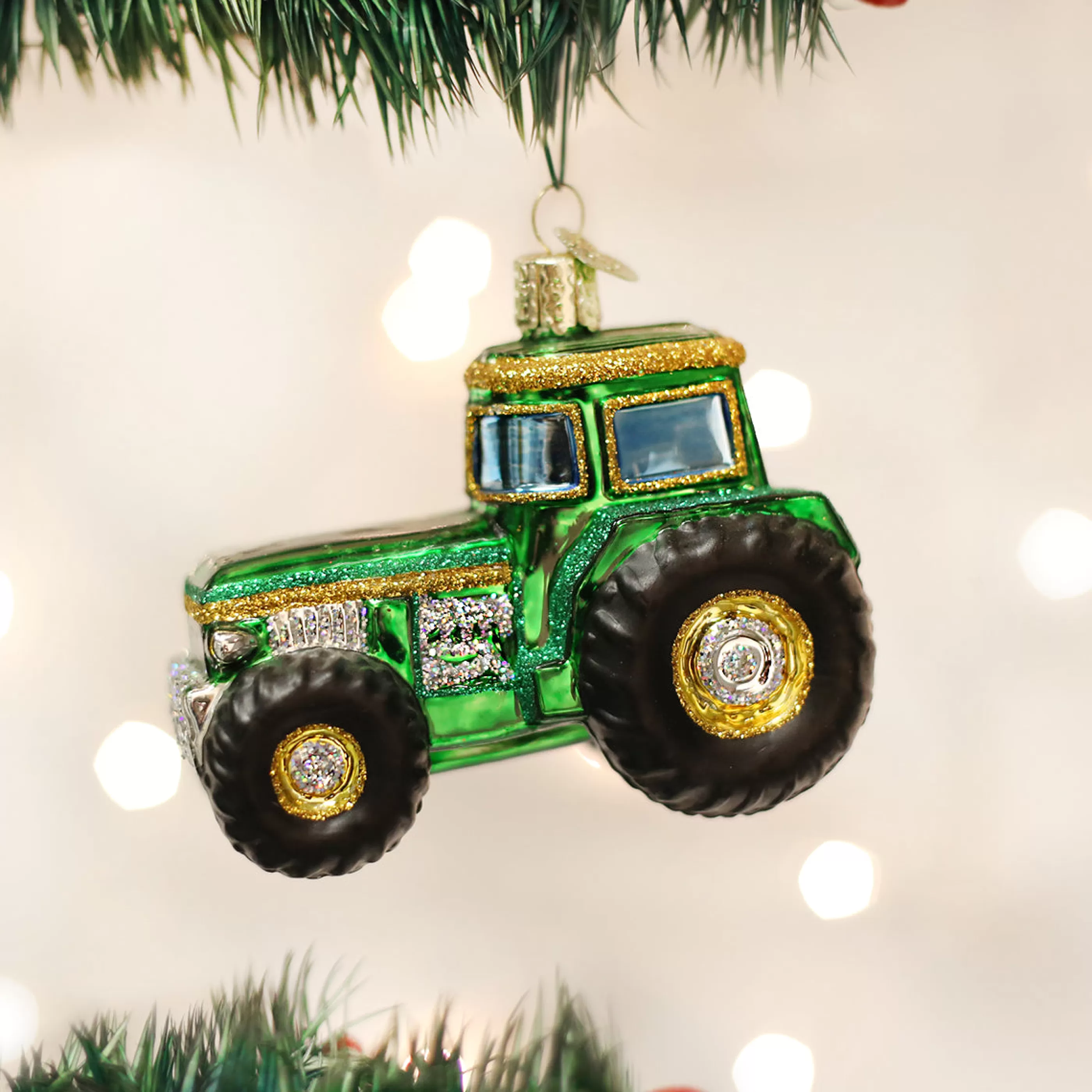 EAST WEST Tractor Ornament