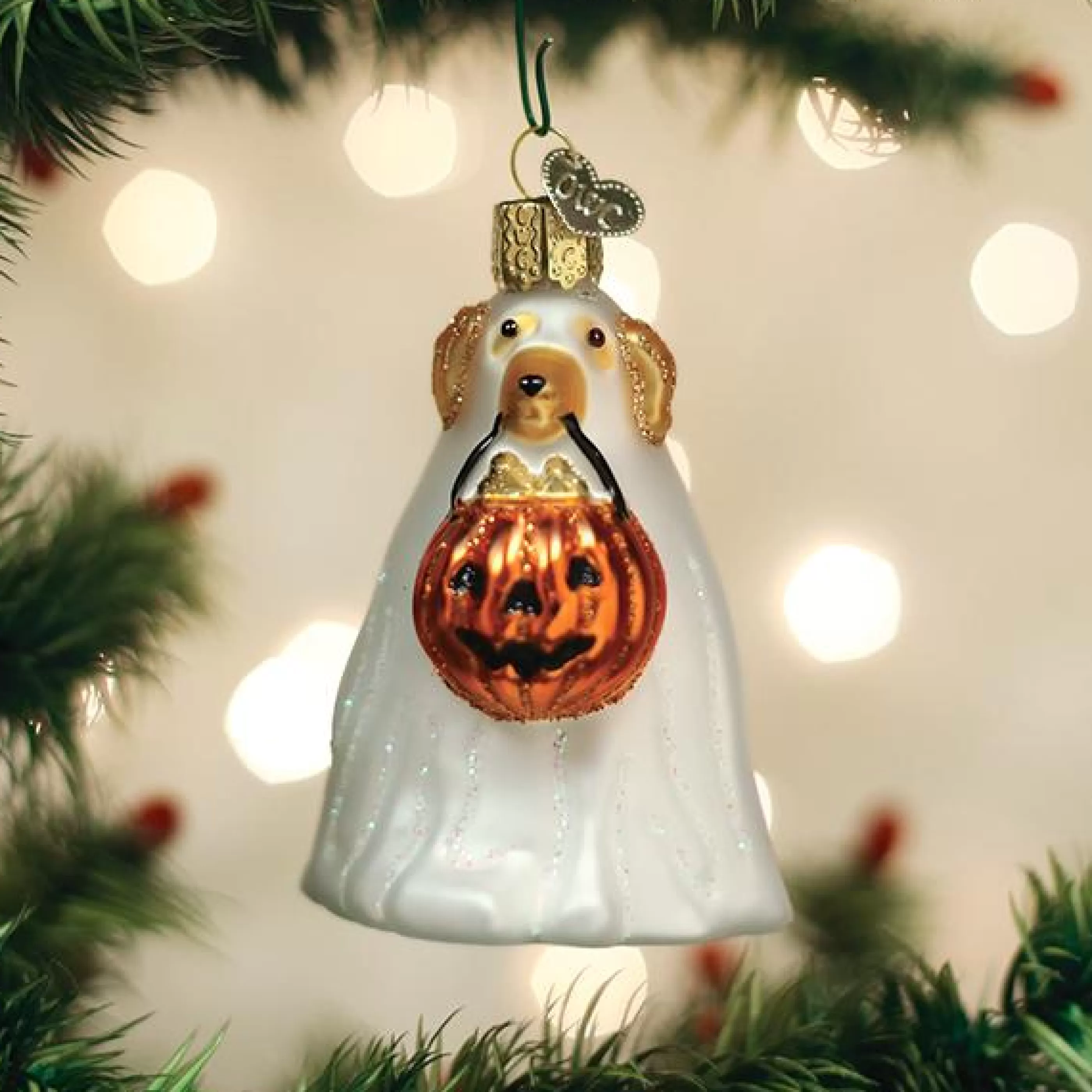 EAST WEST Trick-Or-Treat Pooch Ornament