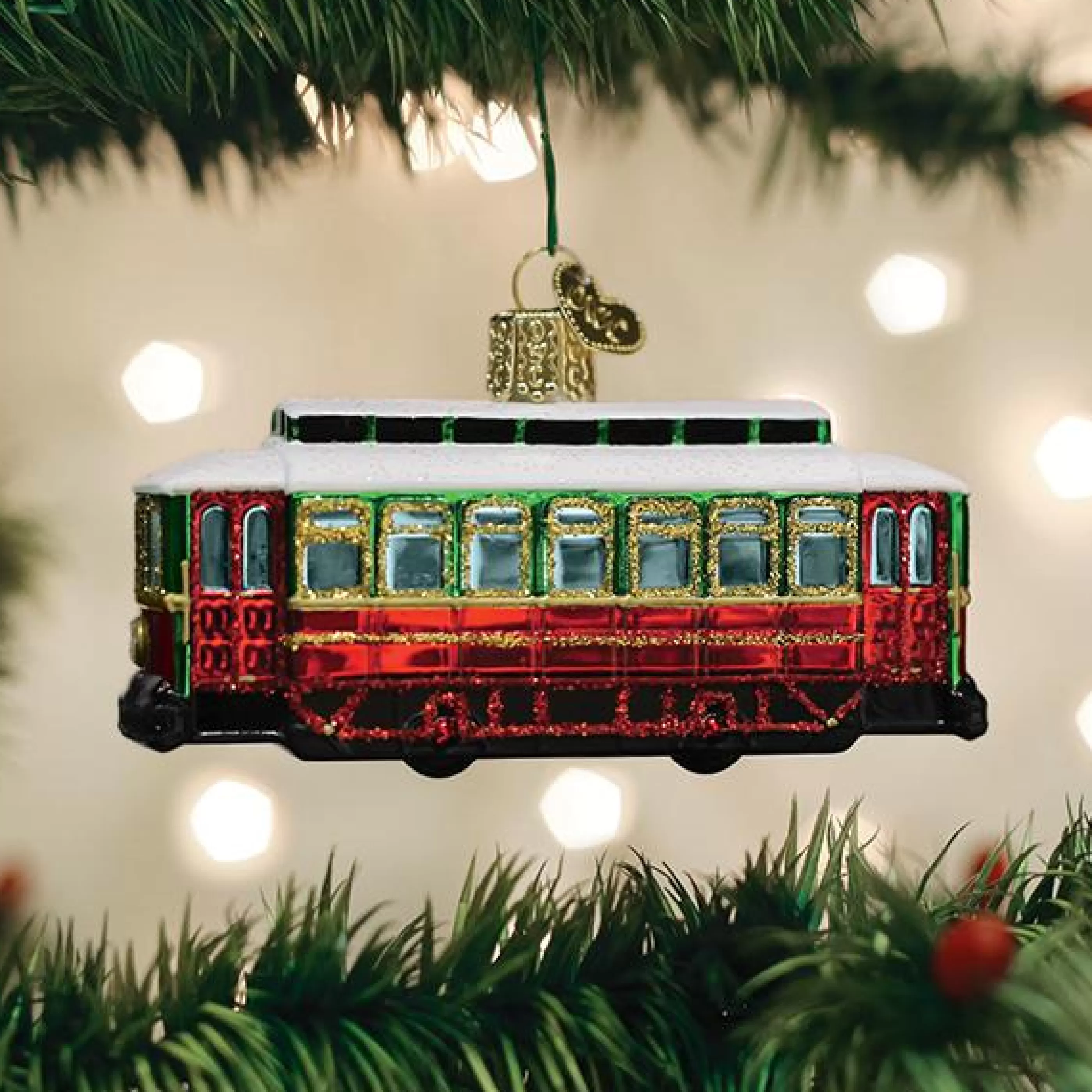 EAST WEST Trolley Ornament