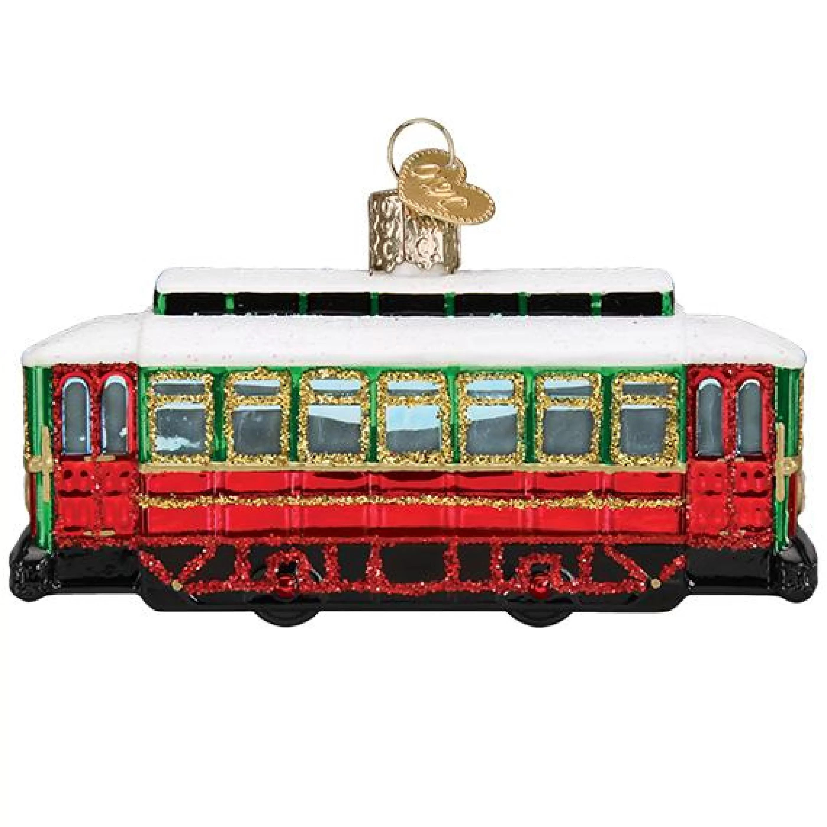 EAST WEST Trolley Ornament