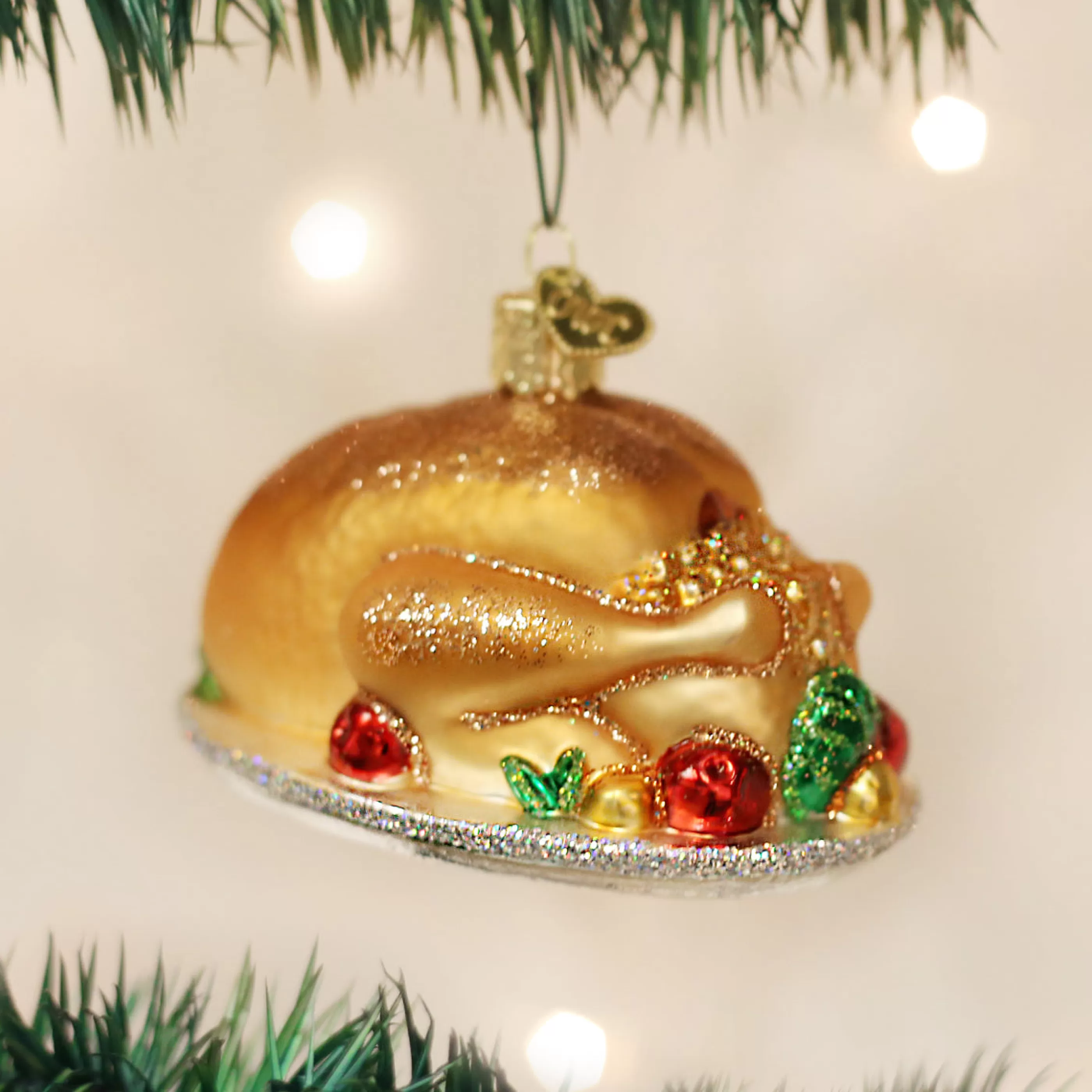 EAST WEST Turkey Platter Ornament