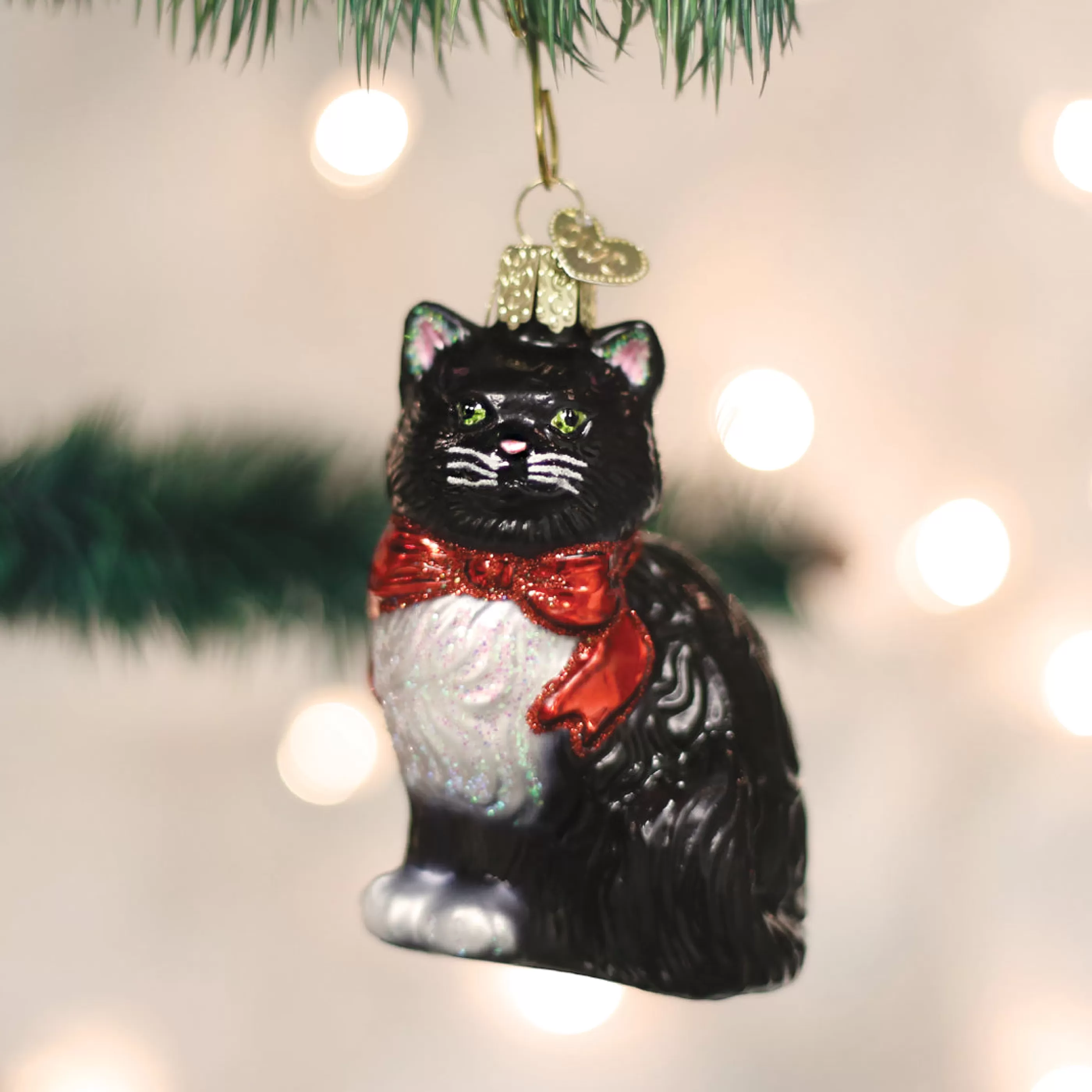 EAST WEST Tuxedo Kitty Ornament