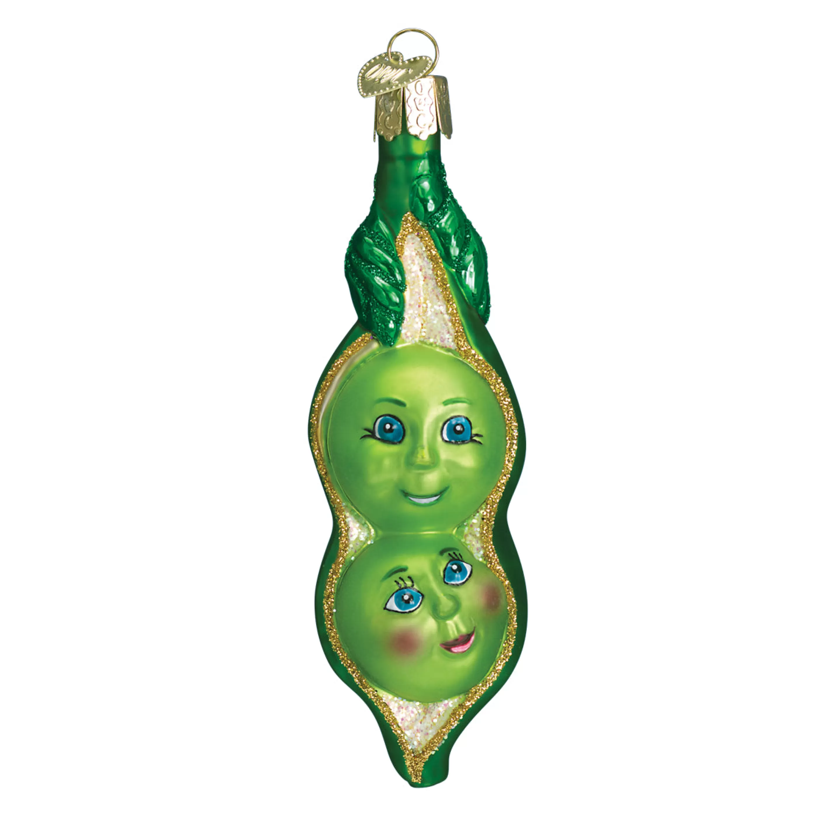 EAST WEST Two Peas In A Pod Ornament