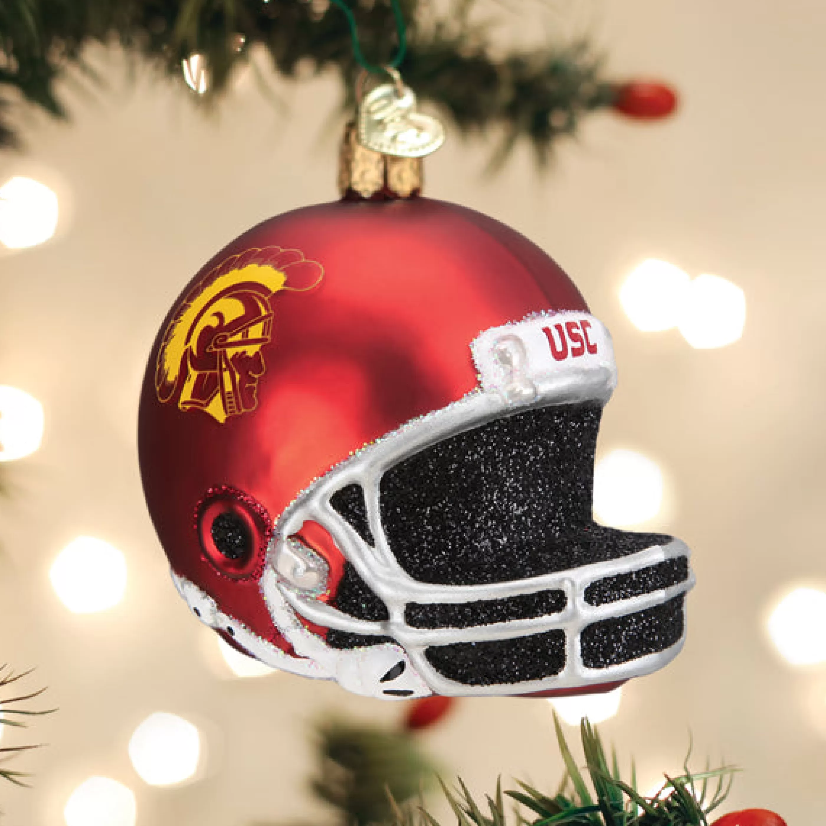 EAST WEST Usc Football Helmet Ornament