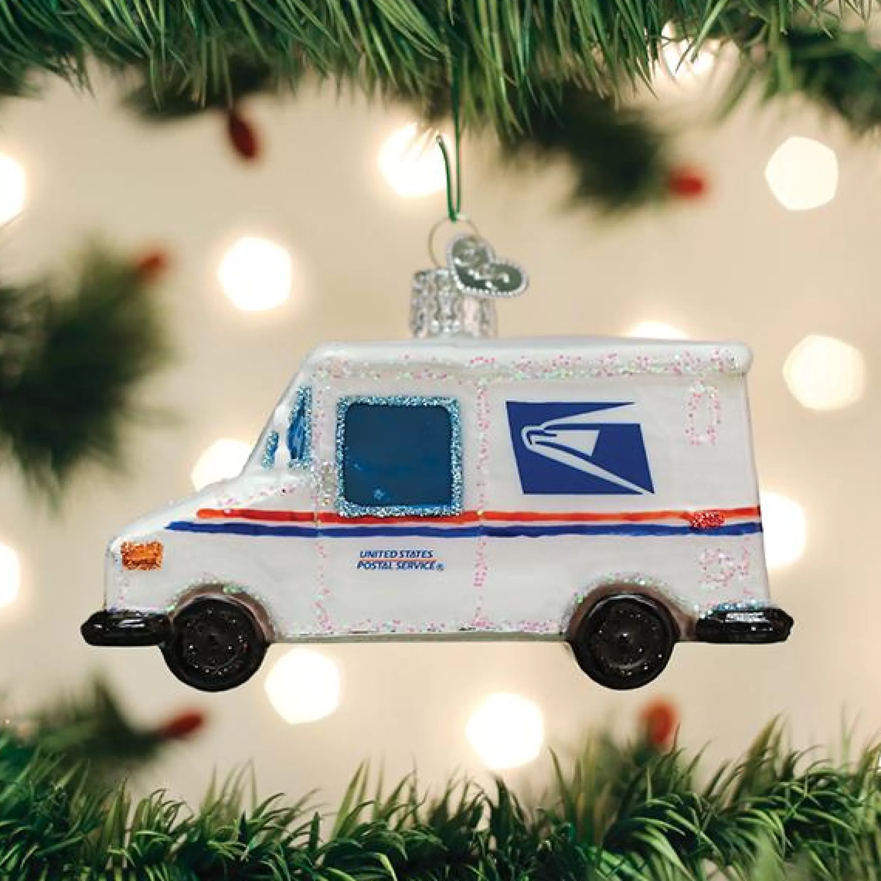 Kasa World Ltd Usps Mail Truck Ornament