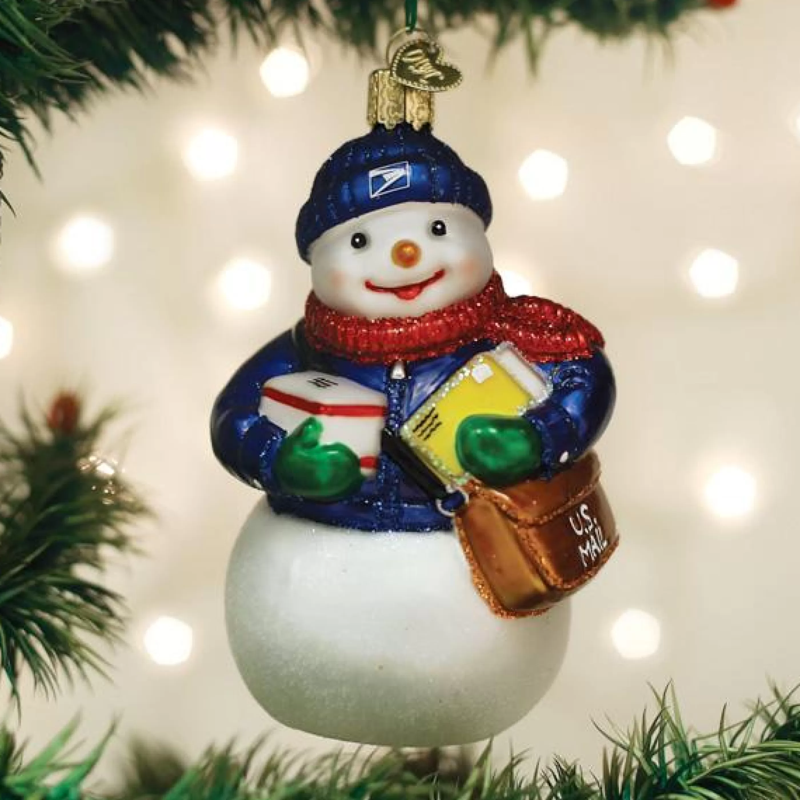 Kasa World Ltd Usps Snowman Ornament