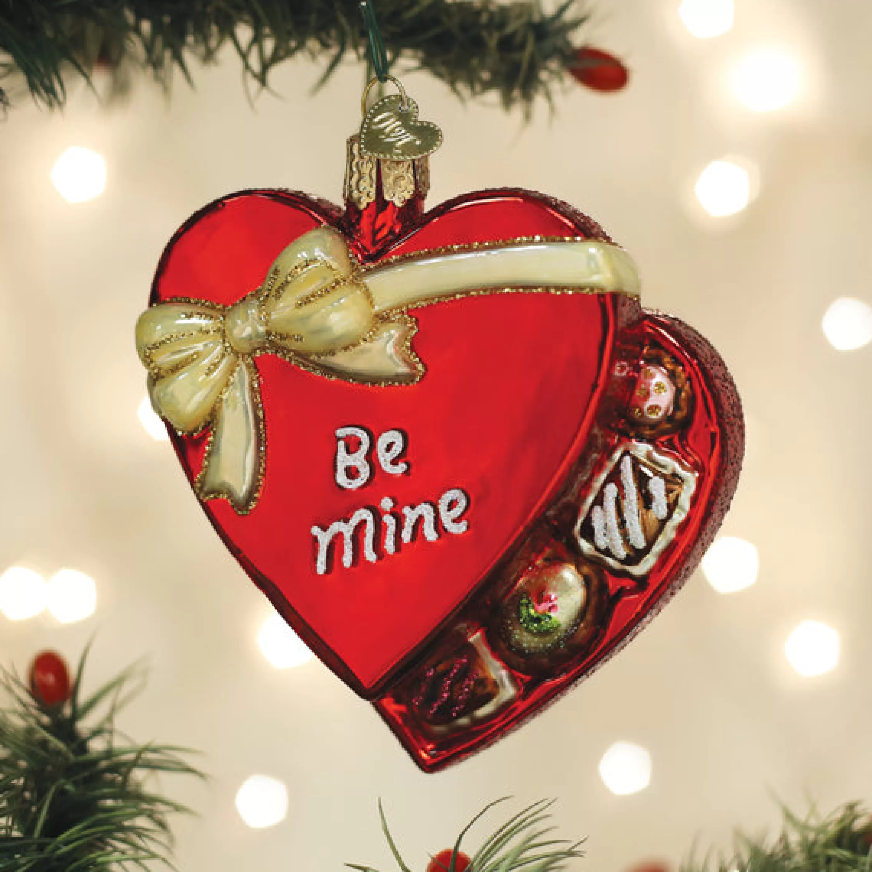 EAST WEST Valentine Chocolates Ornament