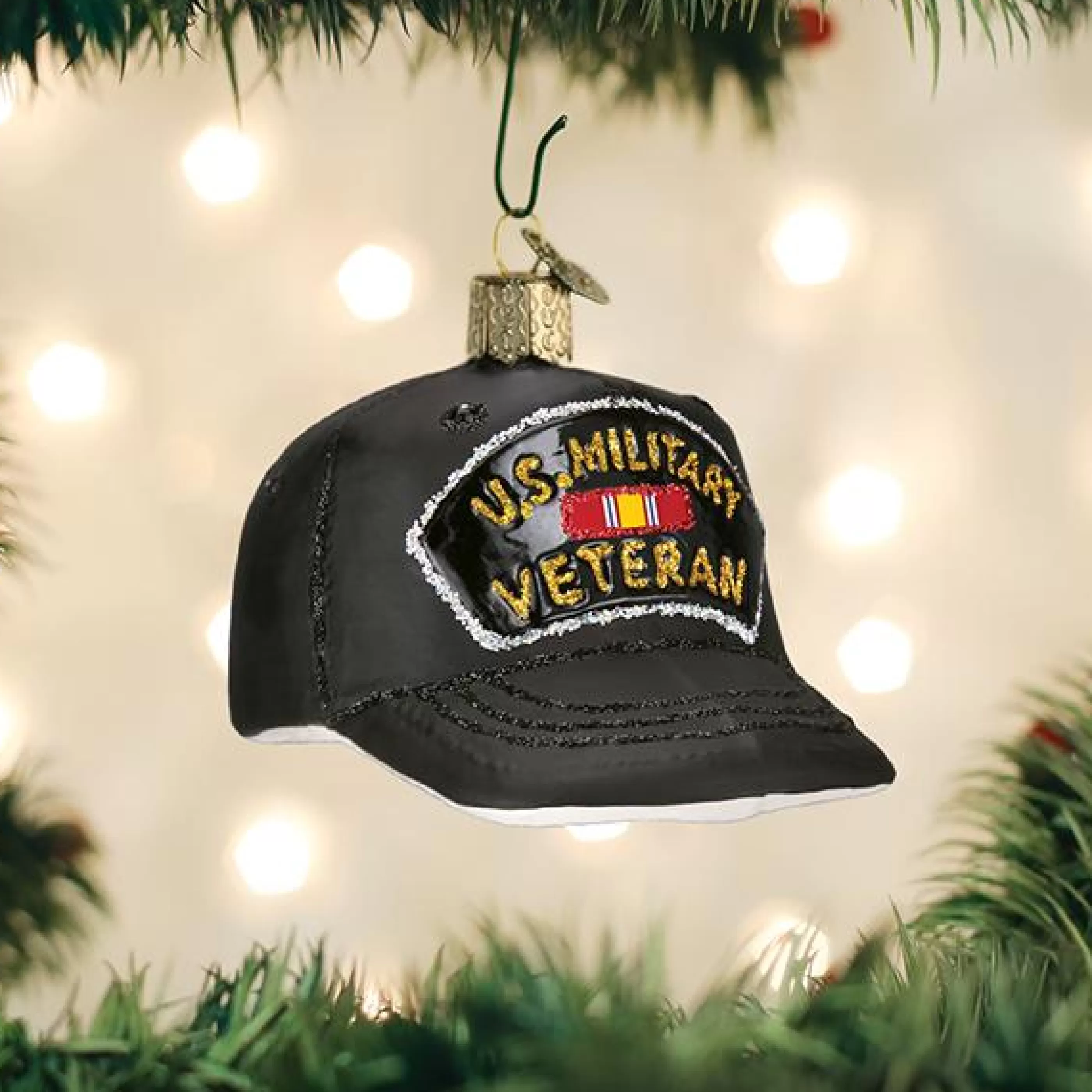 Kasa World Ltd Veteran's Cap Ornament