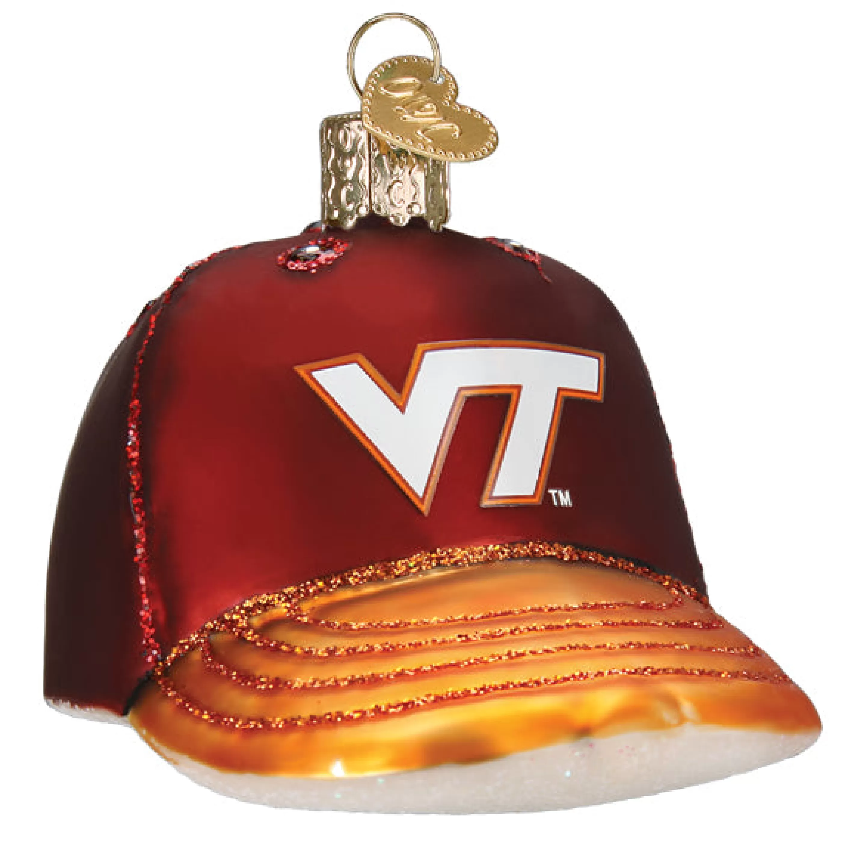 EAST WEST Virginia Tech Baseball Cap Ornament