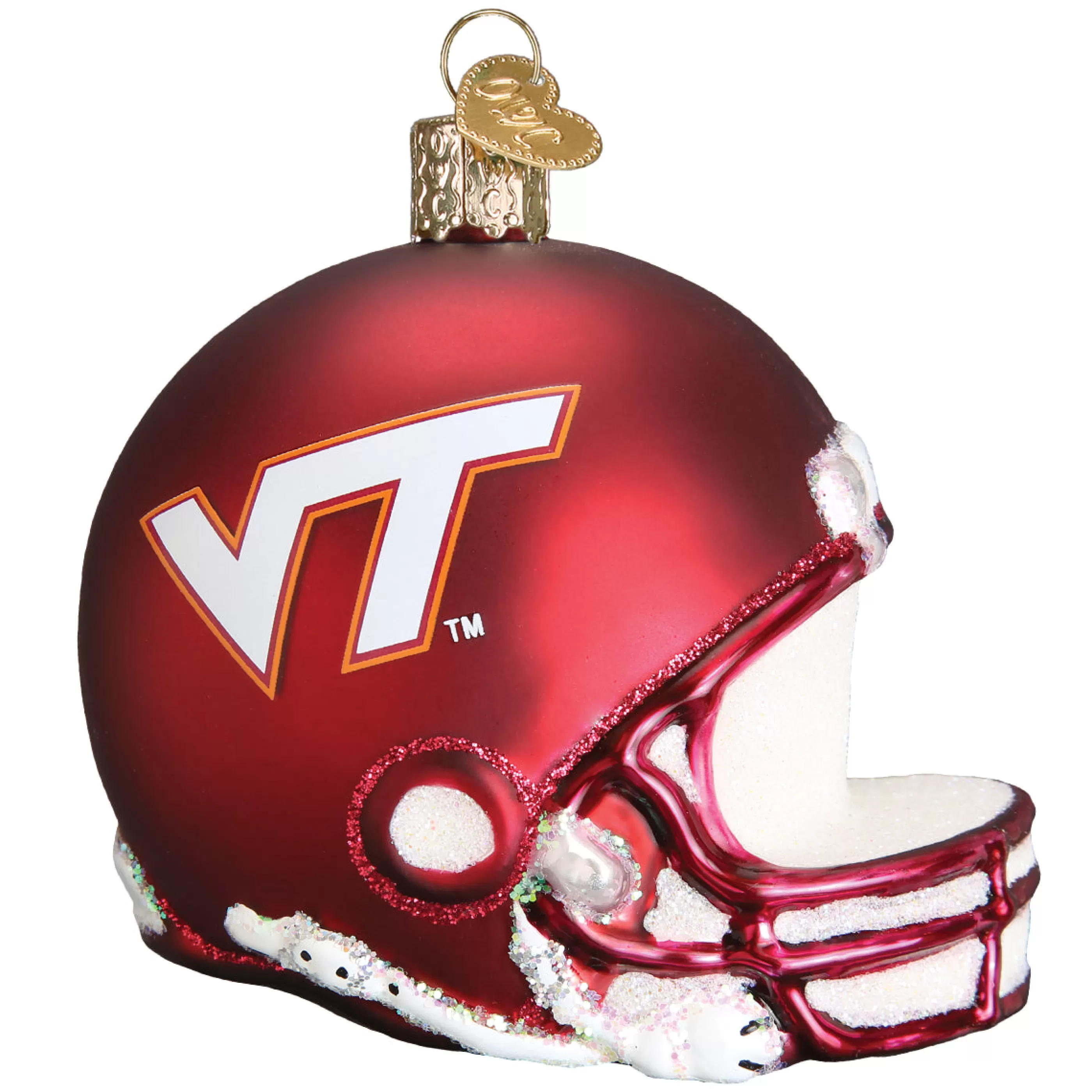 EAST WEST Virginia Tech Helmet Ornament