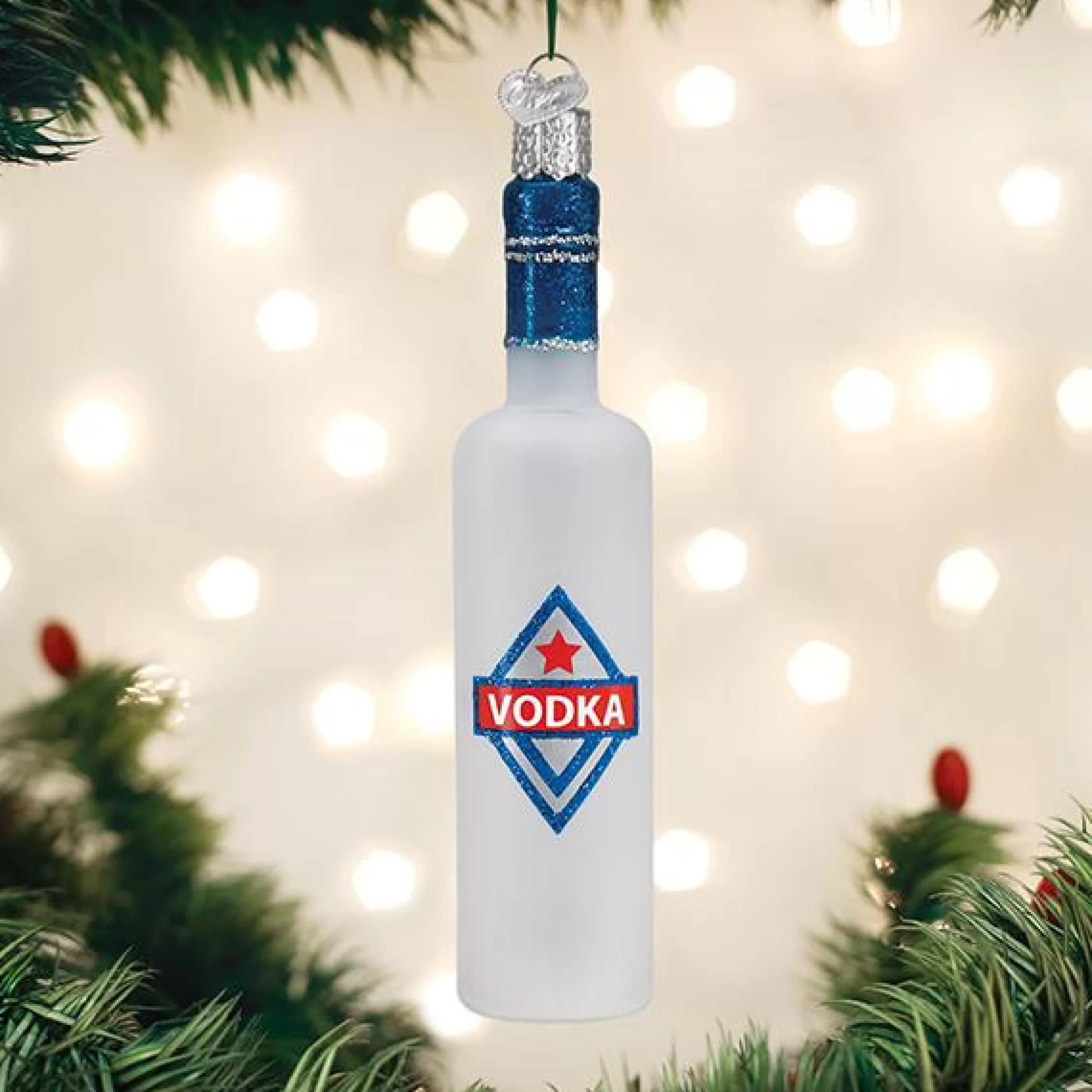 EAST WEST Vodka Bottle Ornament