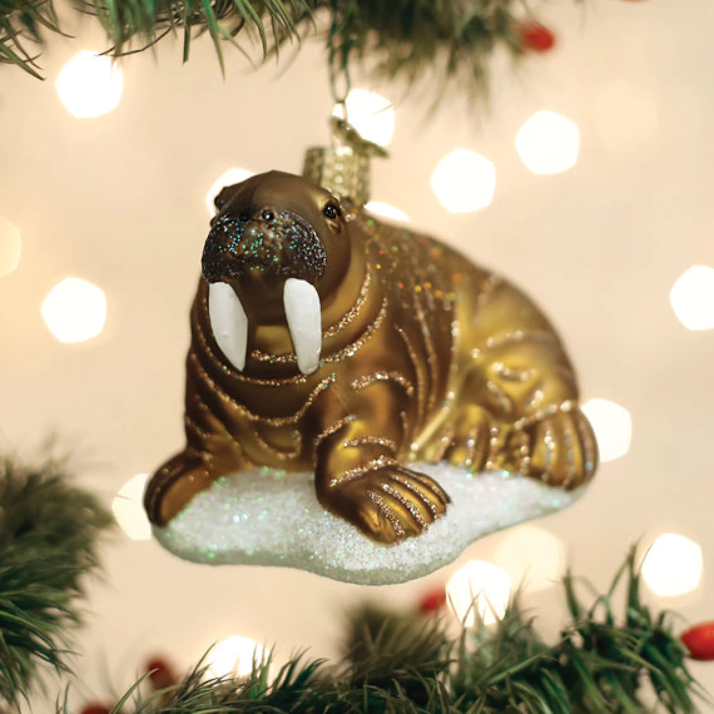 EAST WEST Walrus Ornament