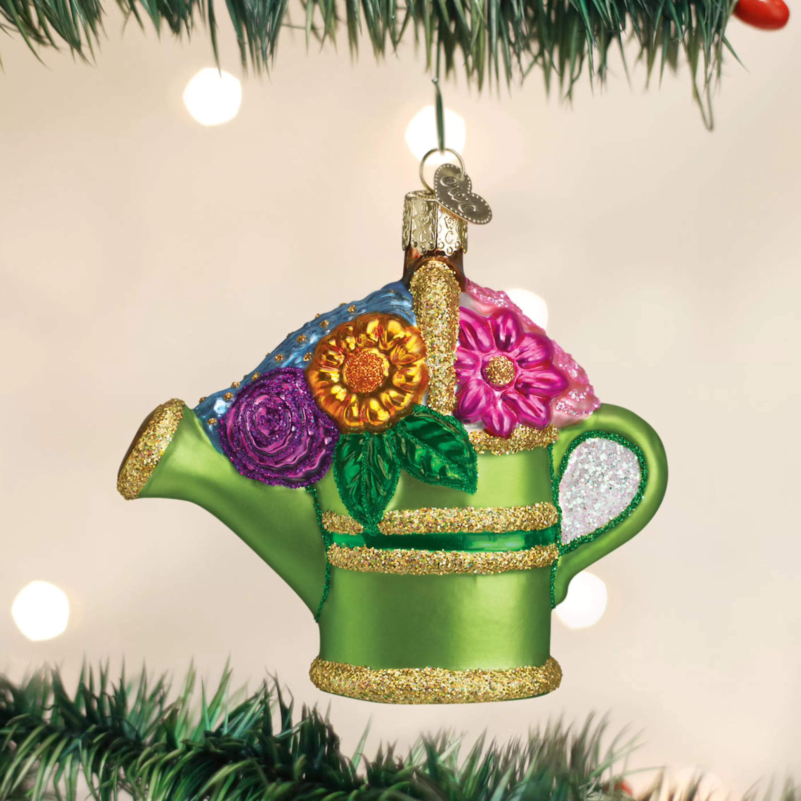 EAST WEST Watering Can Ornament