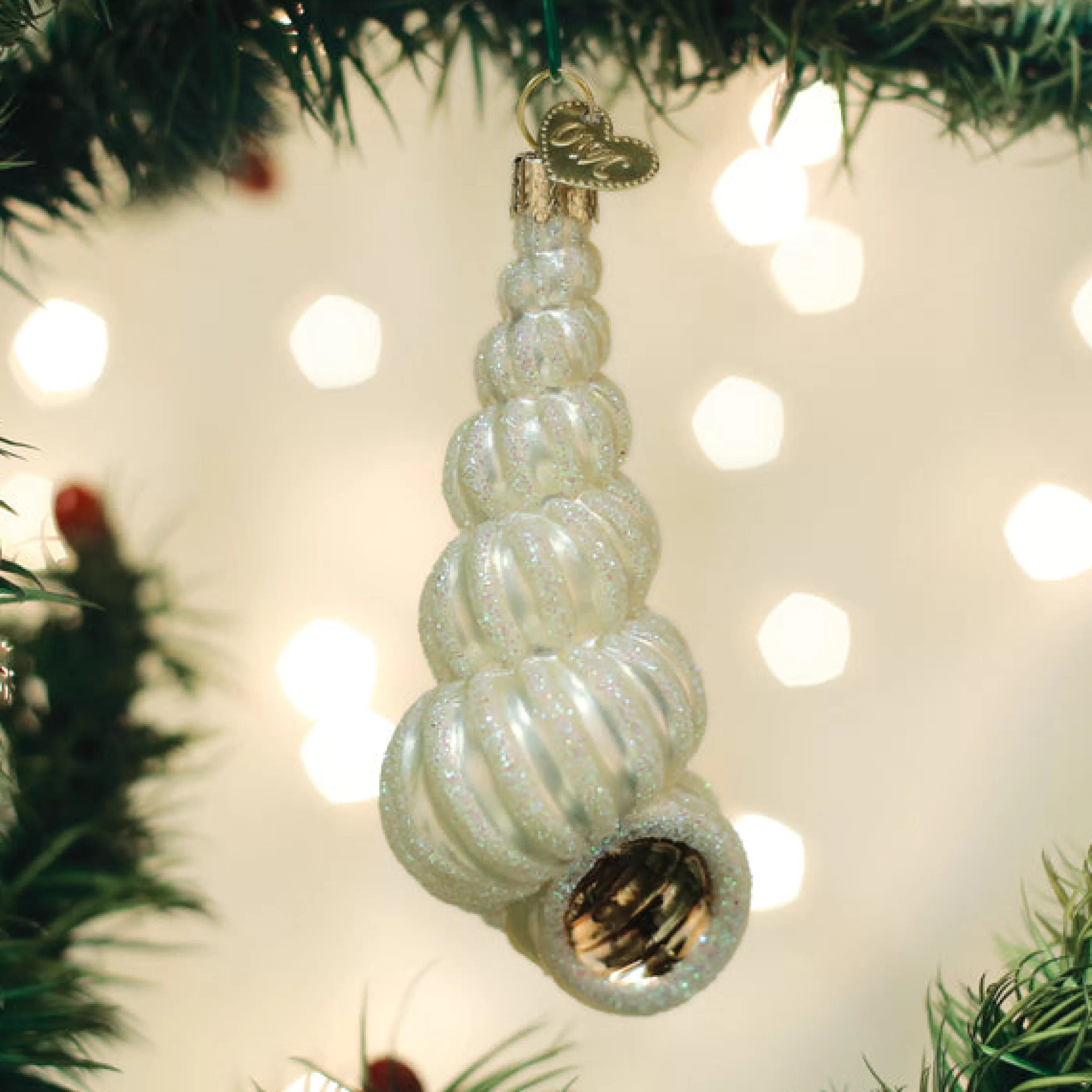 EAST WEST Wentletrap Shell Ornament