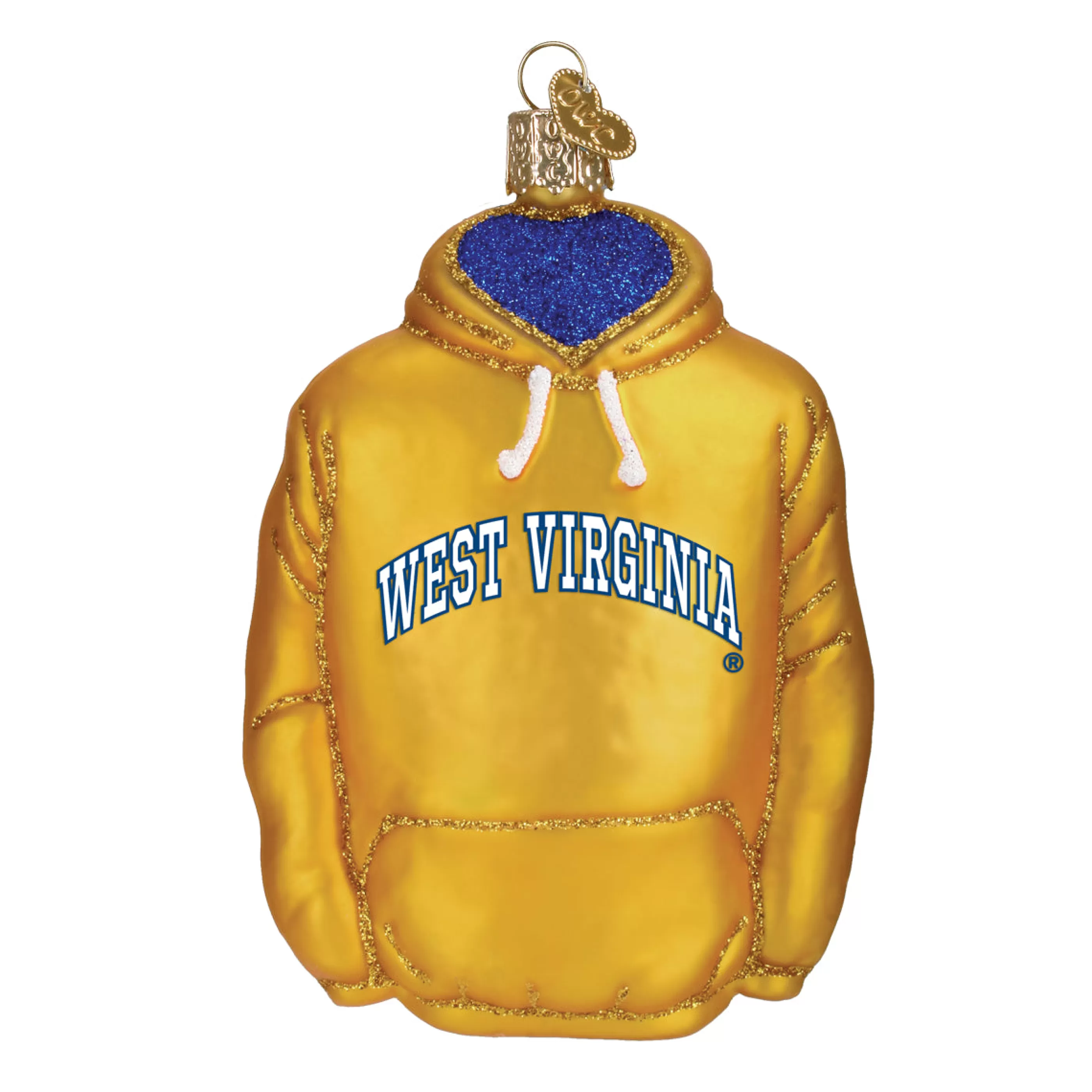 EAST WEST West Virginia Hoodie Ornament