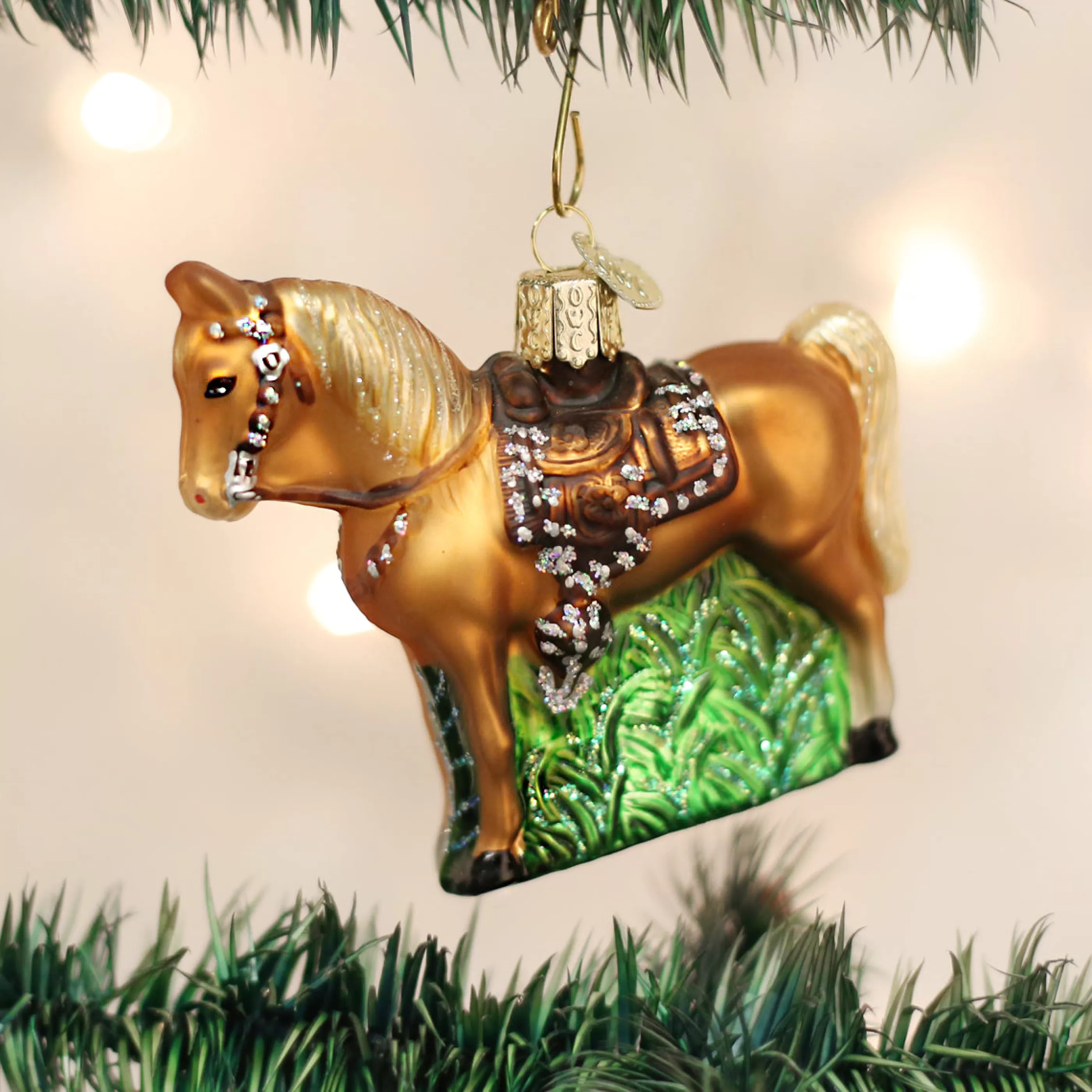 EAST WEST Western Horse Ornament