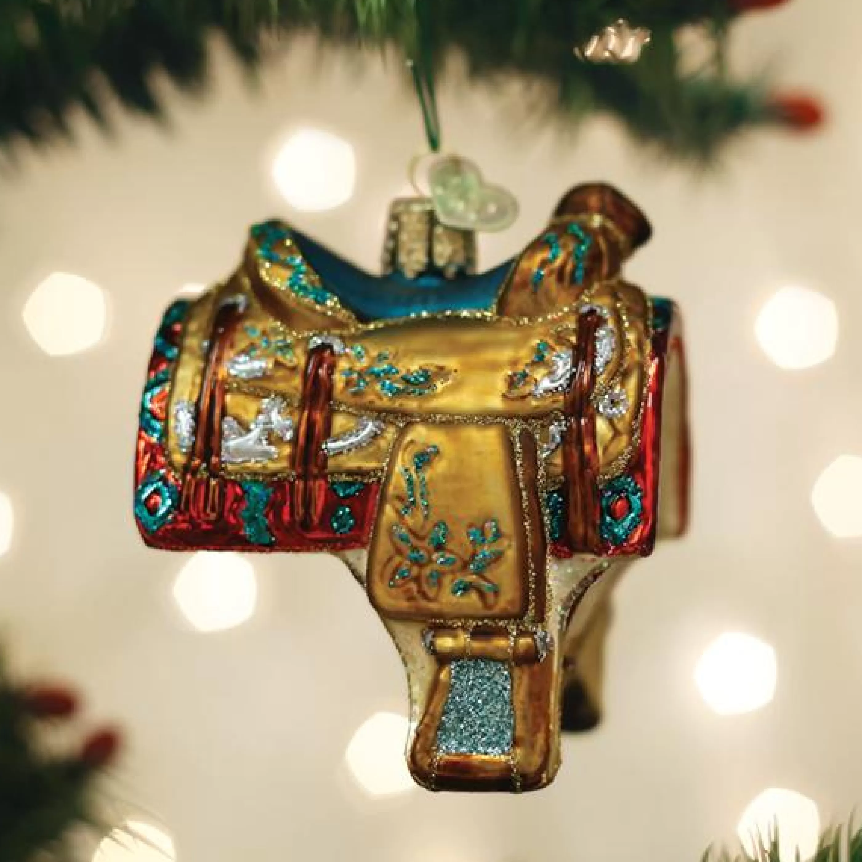 Kasa World Ltd Western Saddle Ornament