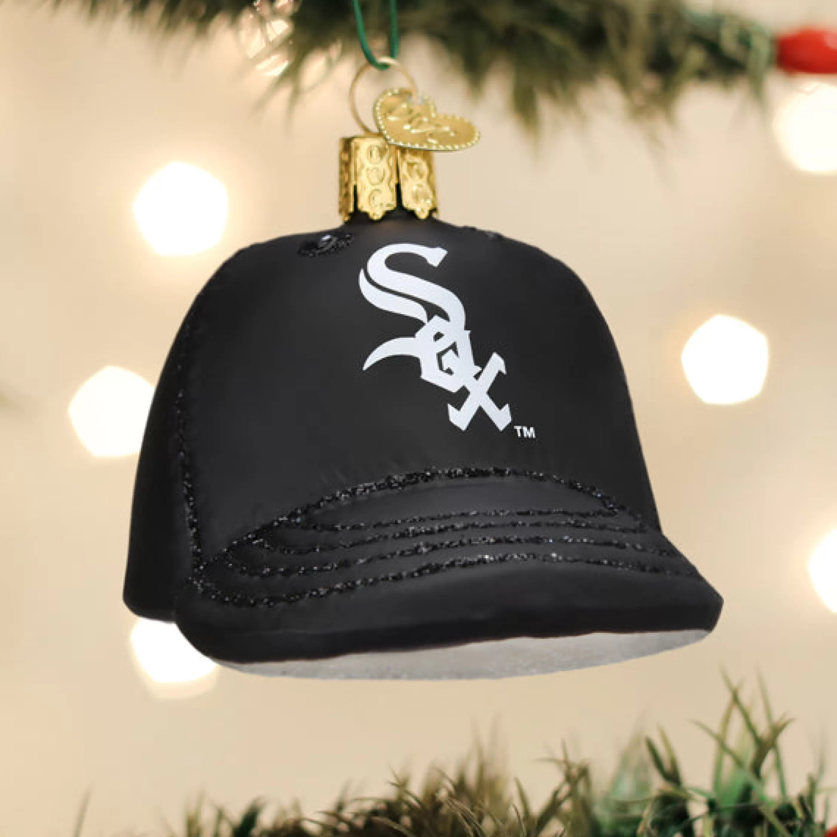 EAST WEST White Sox Baseball Cap Ornament