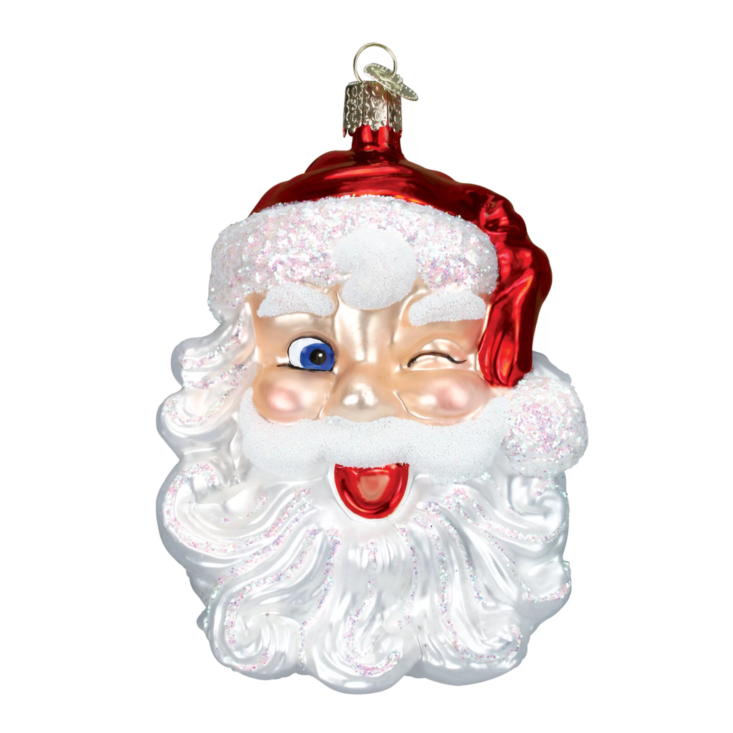 Kasa World Ltd Winking Santa Ornament