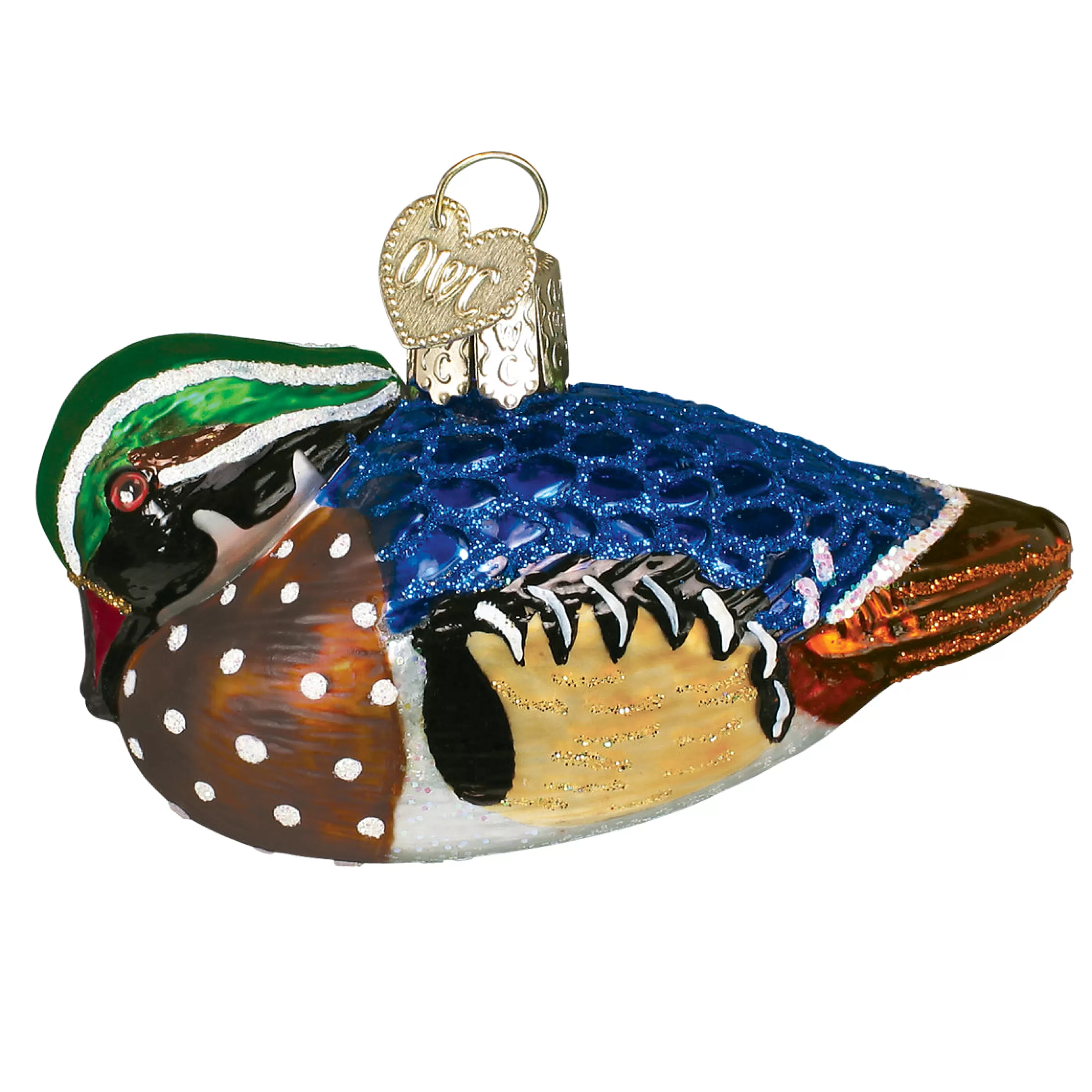 Kasa World Ltd Wood Duck Christmas Ornament