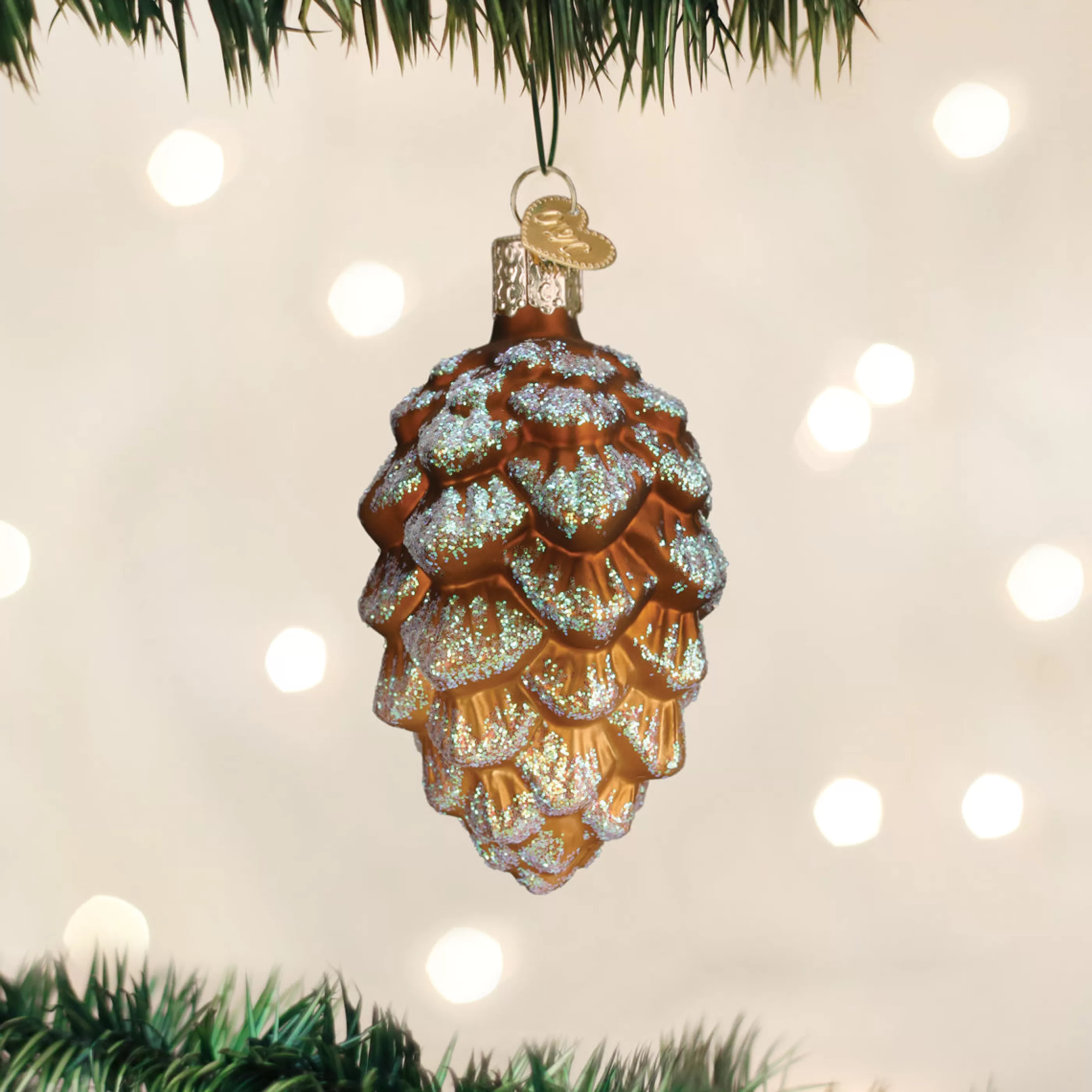 EAST WEST Woodland Cone Ornament