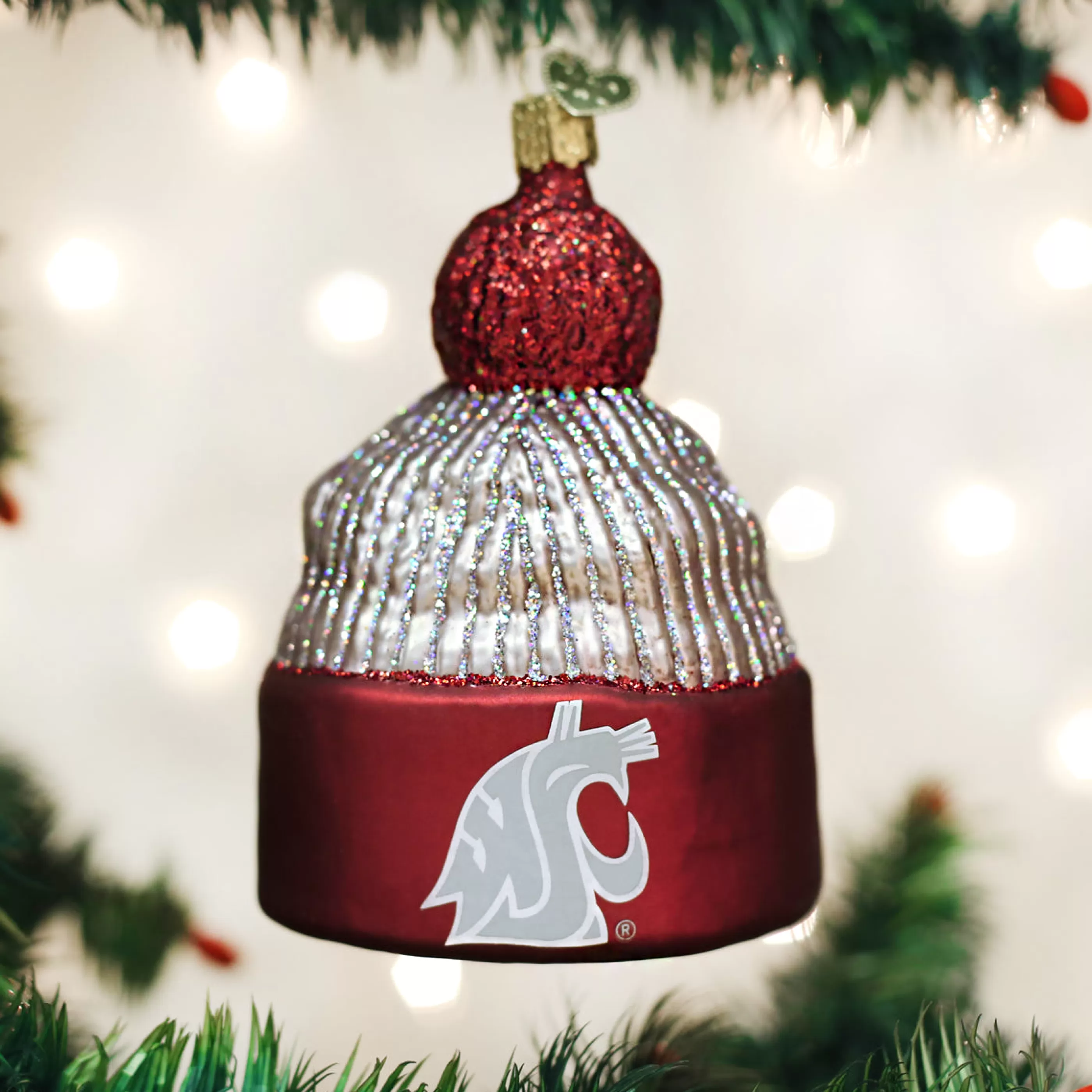 EAST WEST Wsu Beanie Ornament