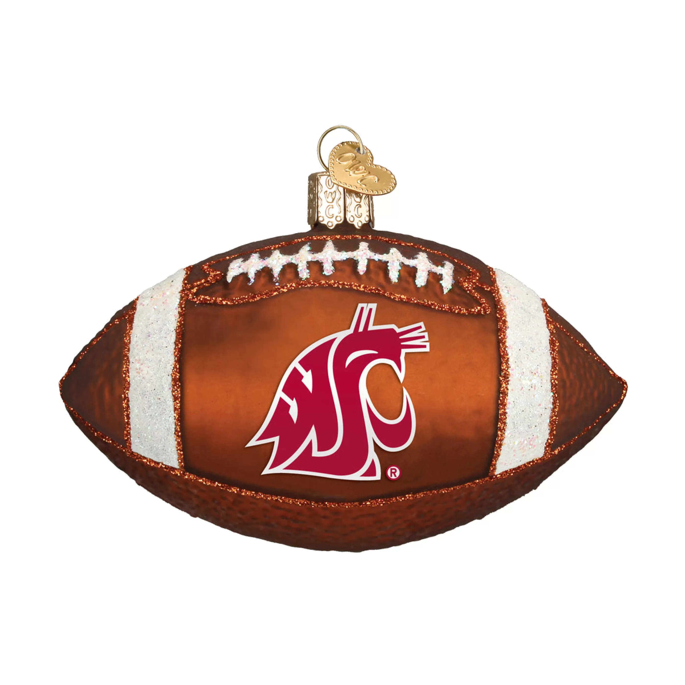 EAST WEST Wsu Football Ornament