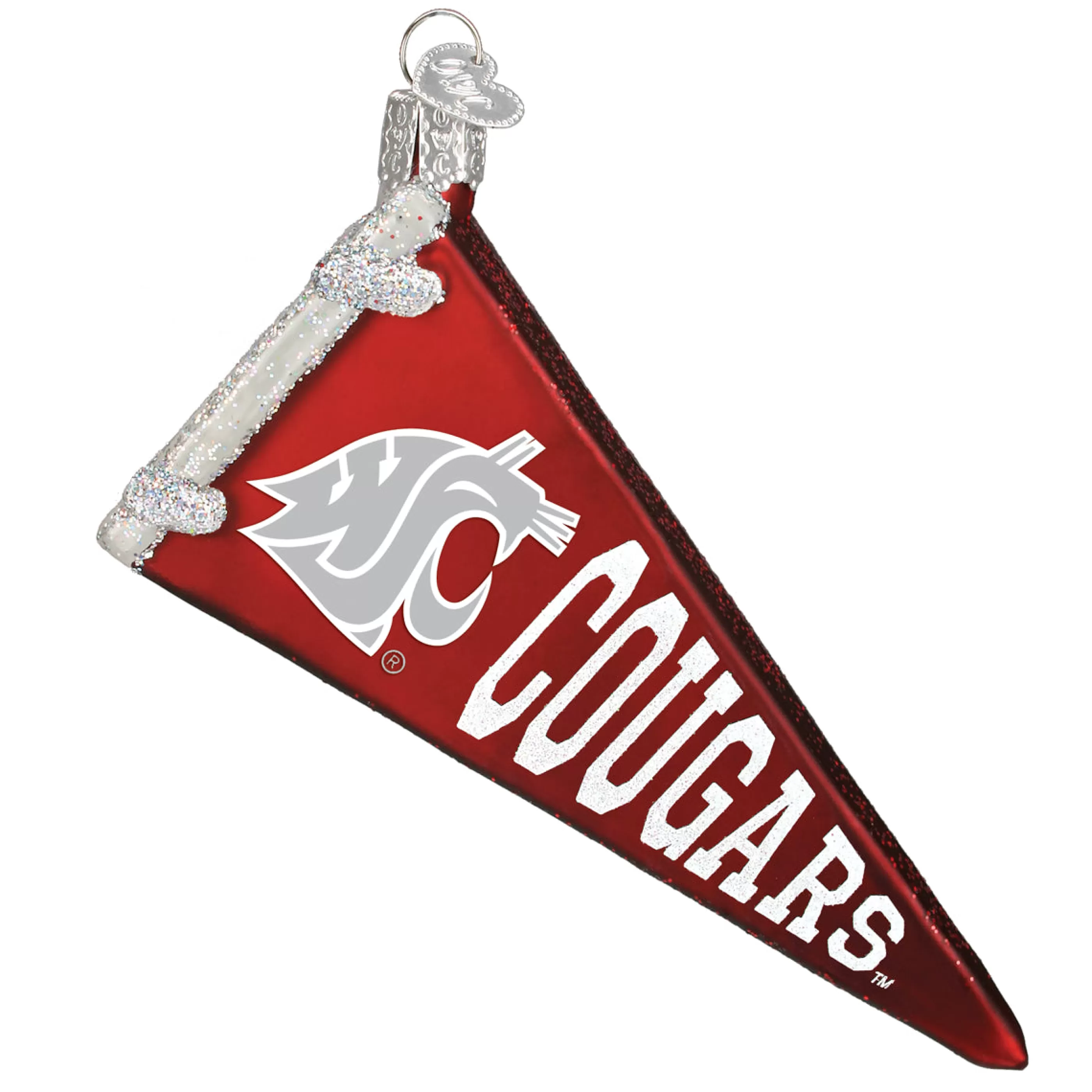 EAST WEST Wsu Pennant Ornament