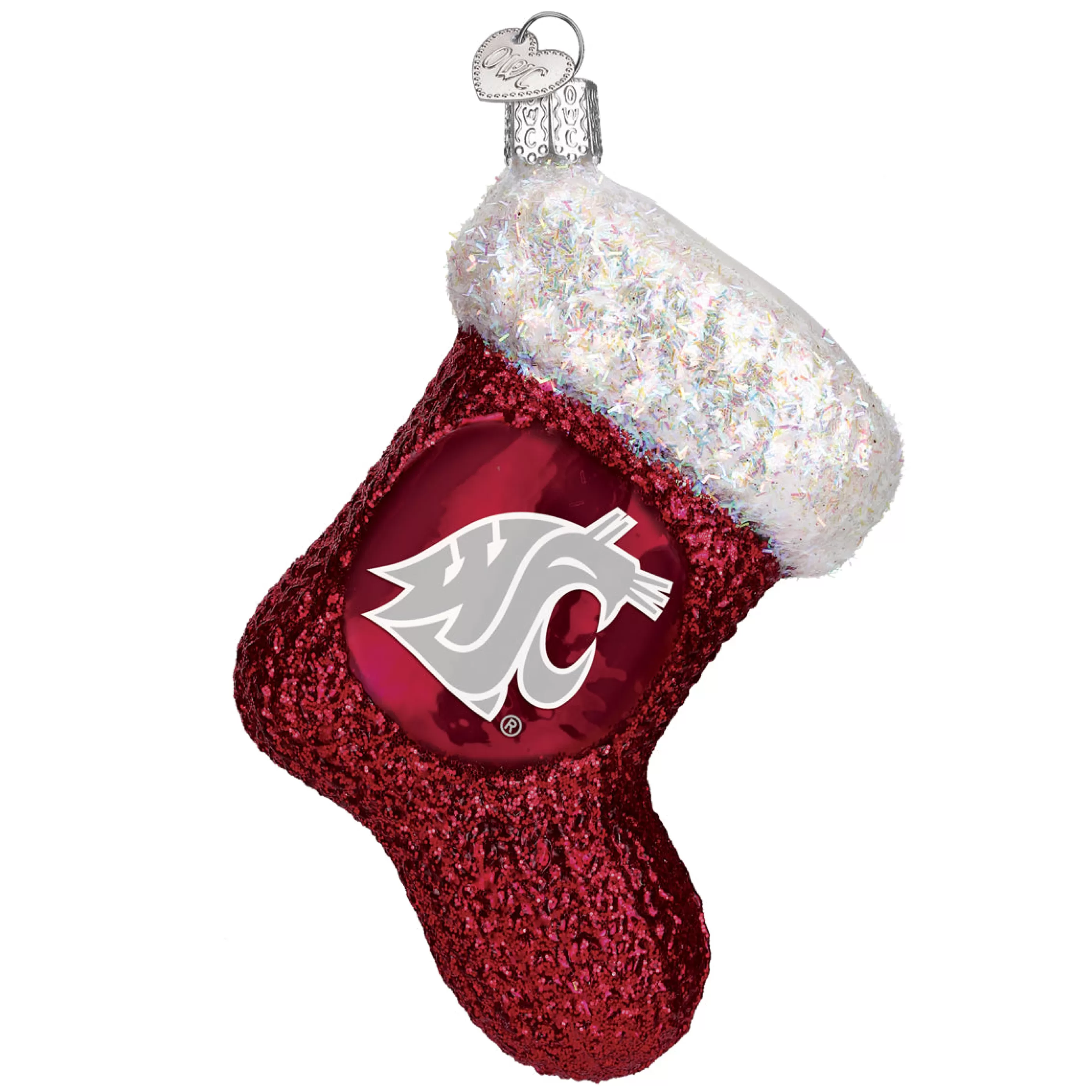 EAST WEST Wsu Stocking Ornament