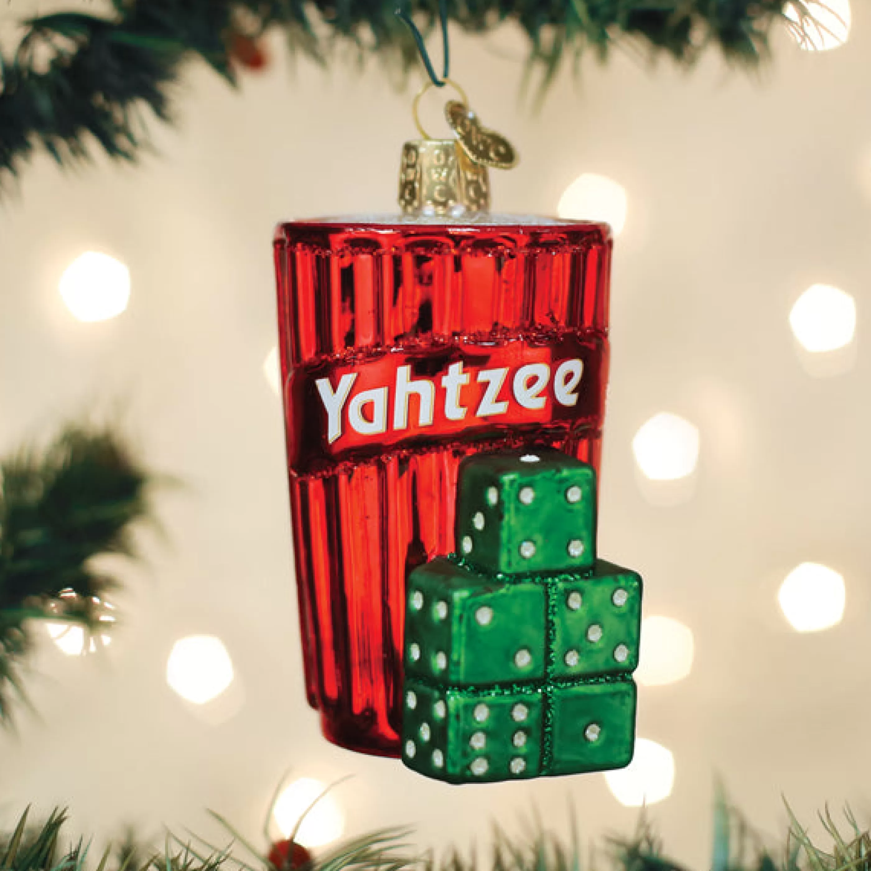 EAST WEST Yahtzee Ornament