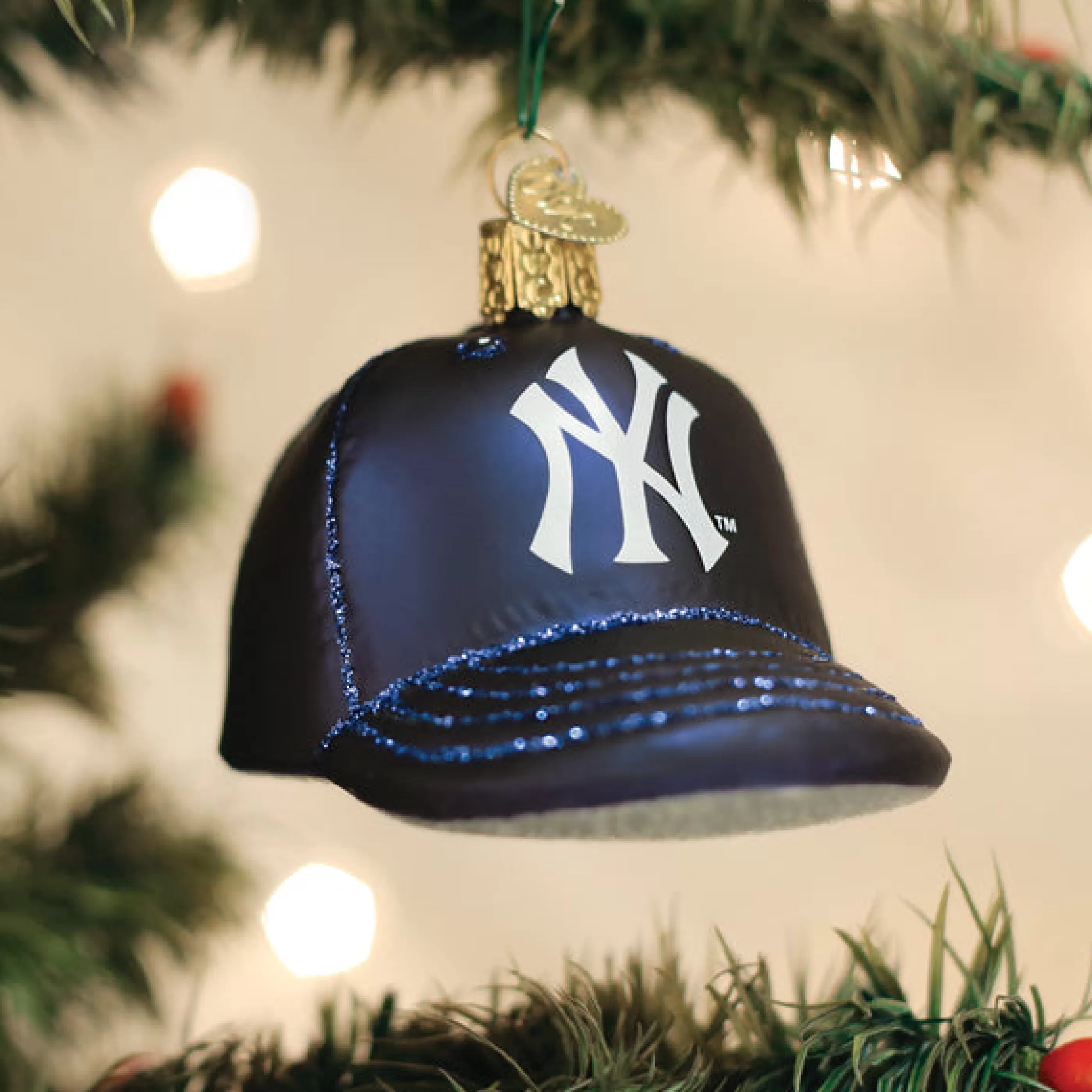 EAST WEST Yankees Baseball Cap Ornament