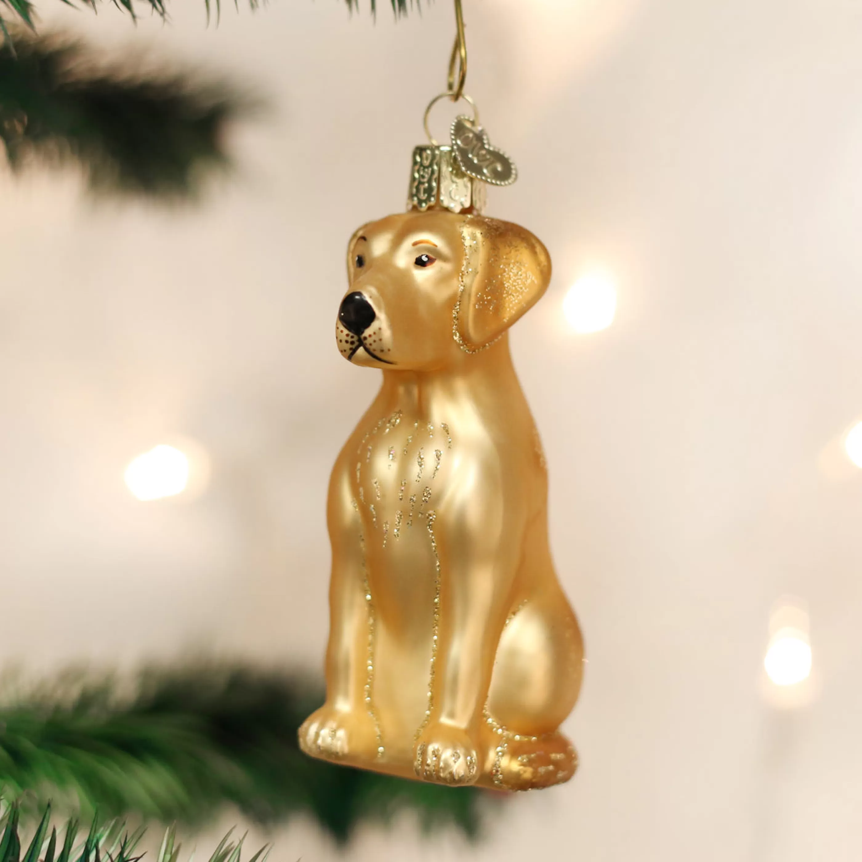 DUPLICATE FACTORY Yellow Labrador Ornament