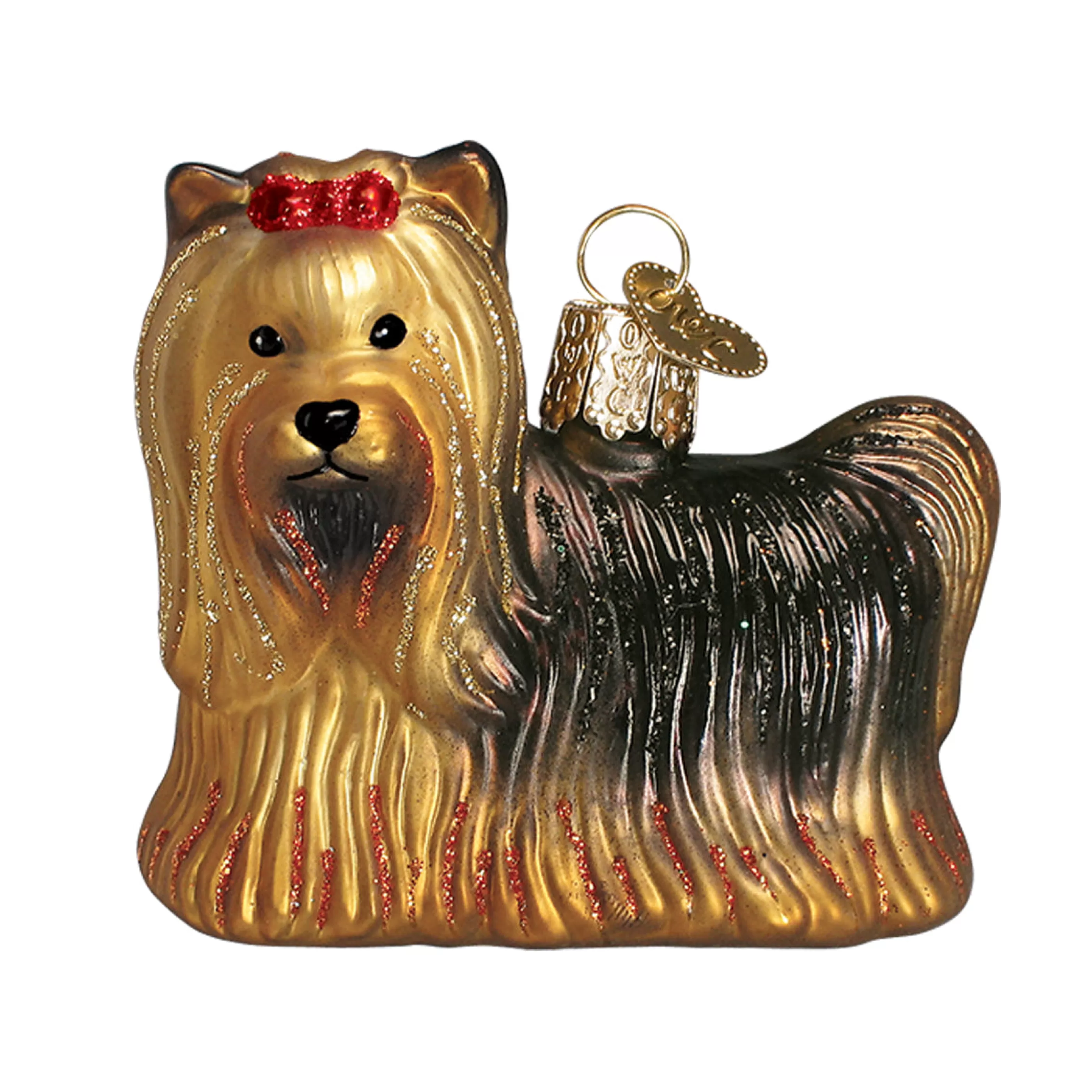 EAST WEST Yorkie Ornament