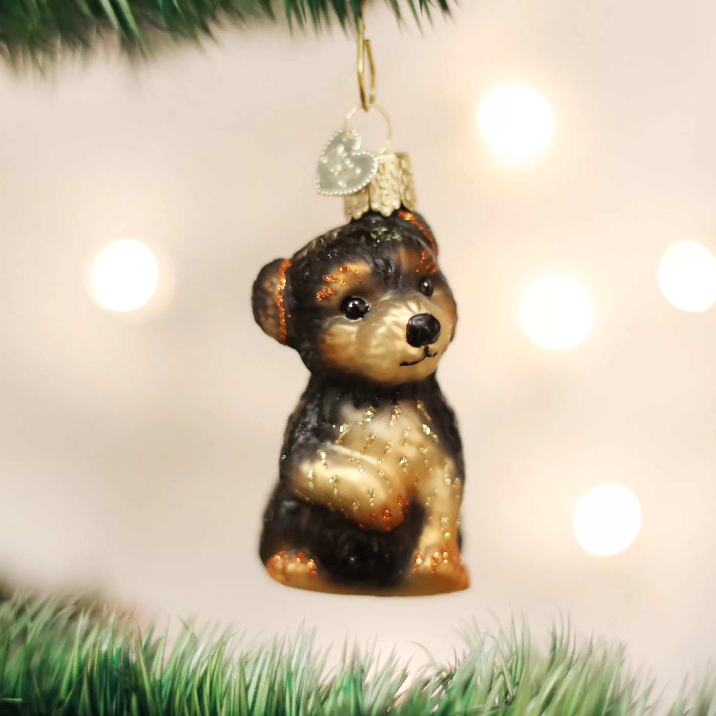 Kasa World Ltd Yorkie Puppy Ornament